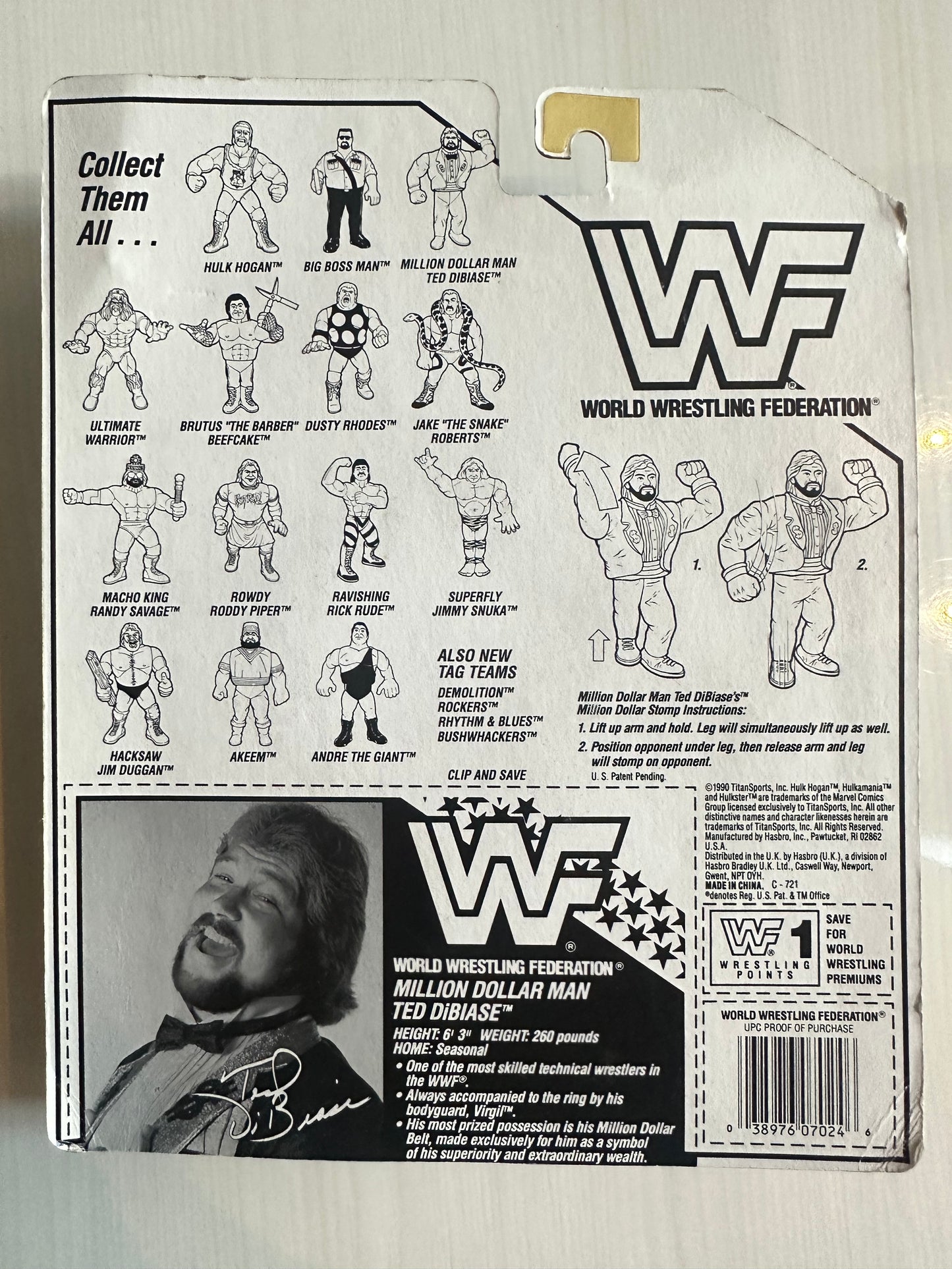 Million Dollar Man Series 2 WWF Hasbro