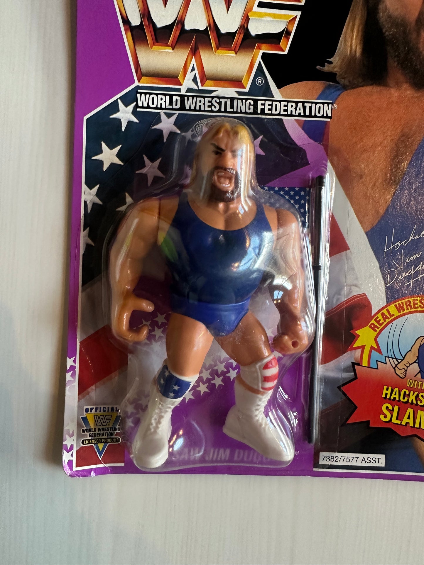 Hacksaw Jim Duggan Series 9 WWF Hasbro