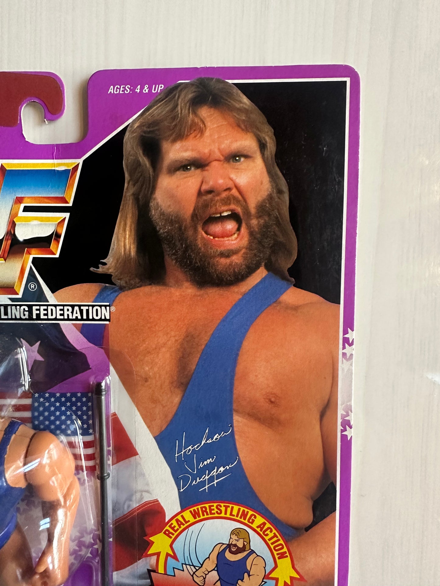 Hacksaw Jim Duggan Series 9 WWF Hasbro
