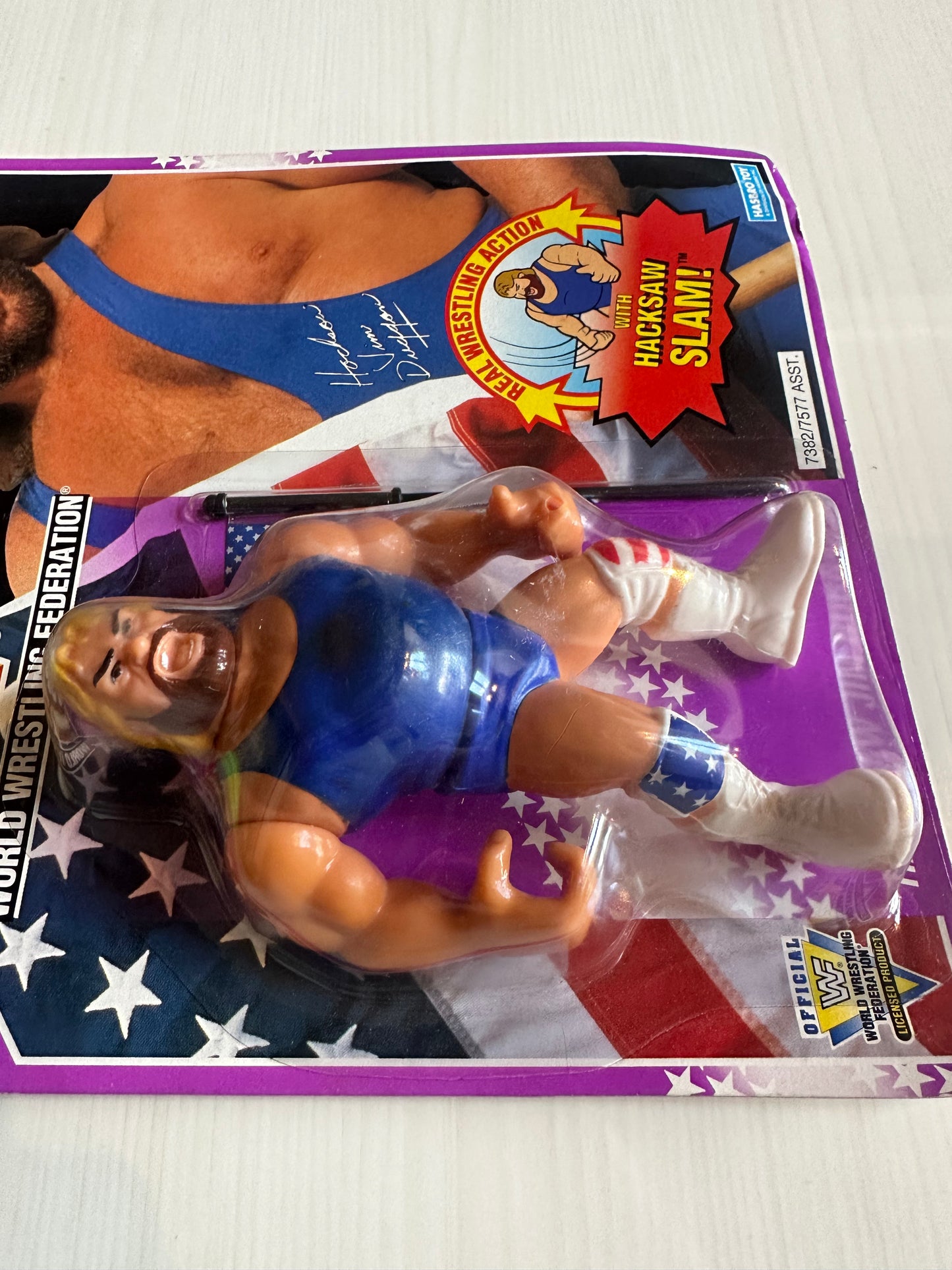 Hacksaw Jim Duggan Series 9 WWF Hasbro