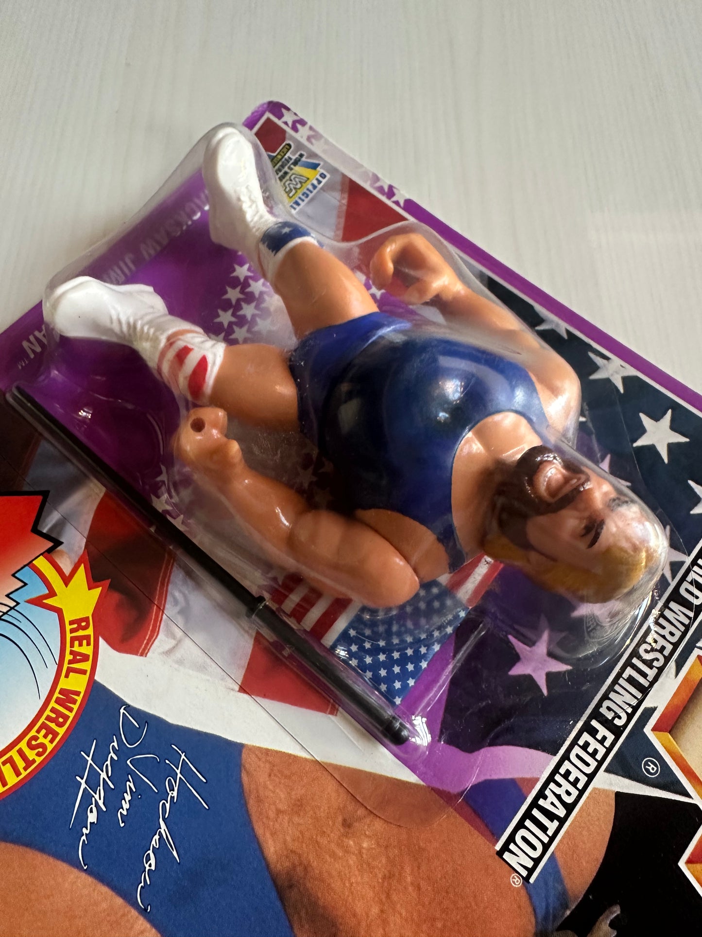 Hacksaw Jim Duggan Series 9 WWF Hasbro