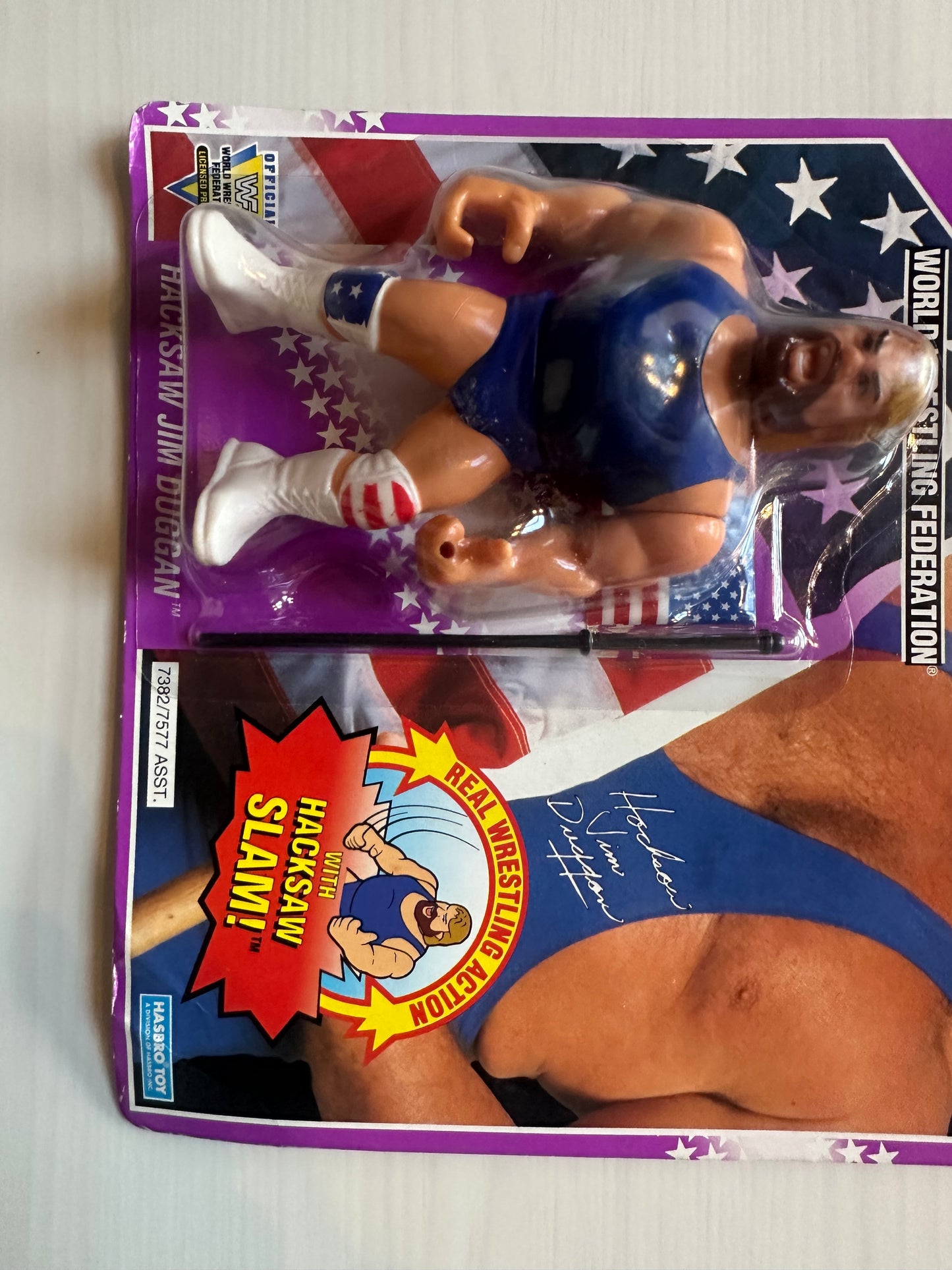 Hacksaw Jim Duggan Series 9 WWF Hasbro