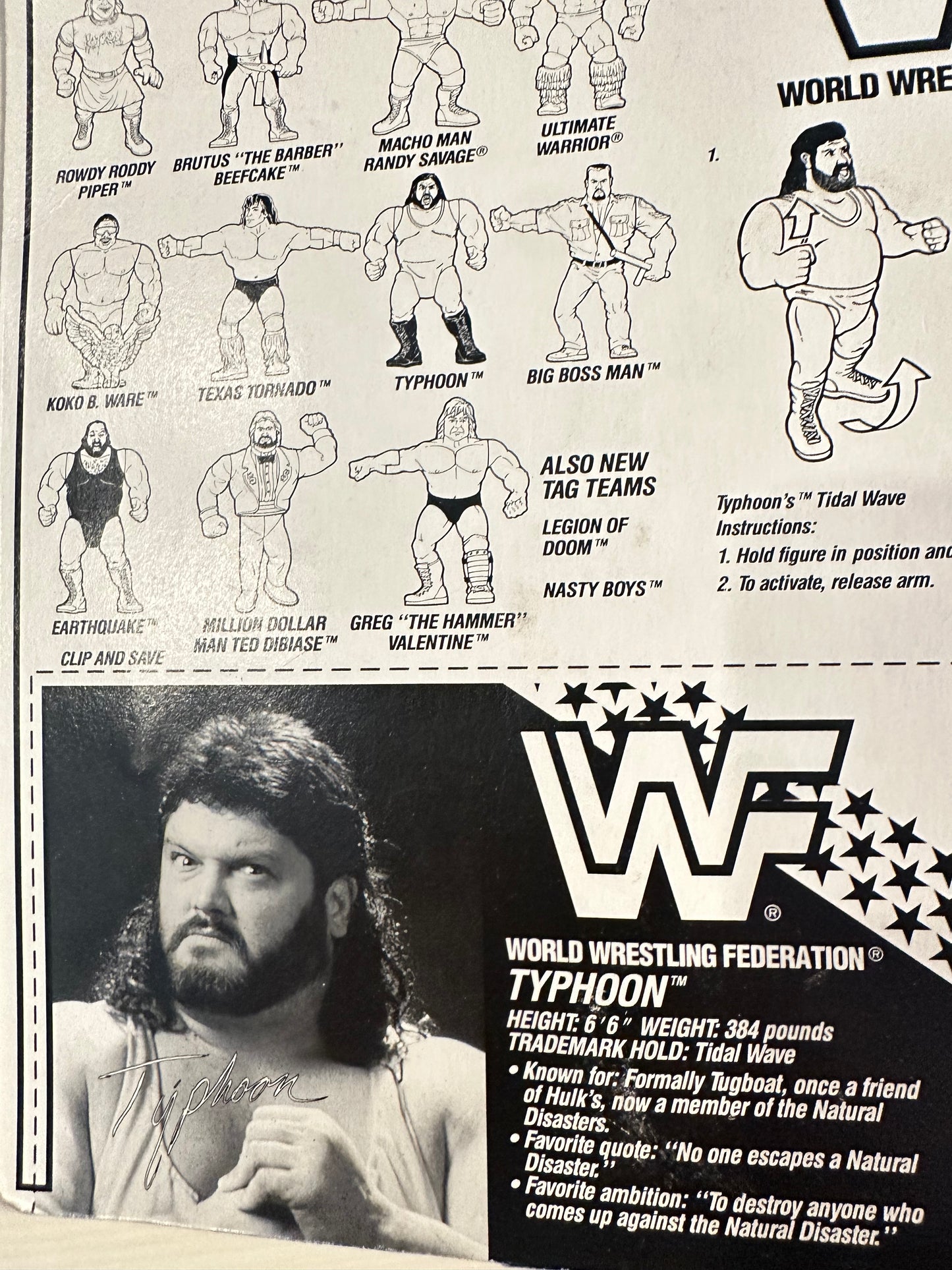 Typhoon Series 3 WWF Hasbro