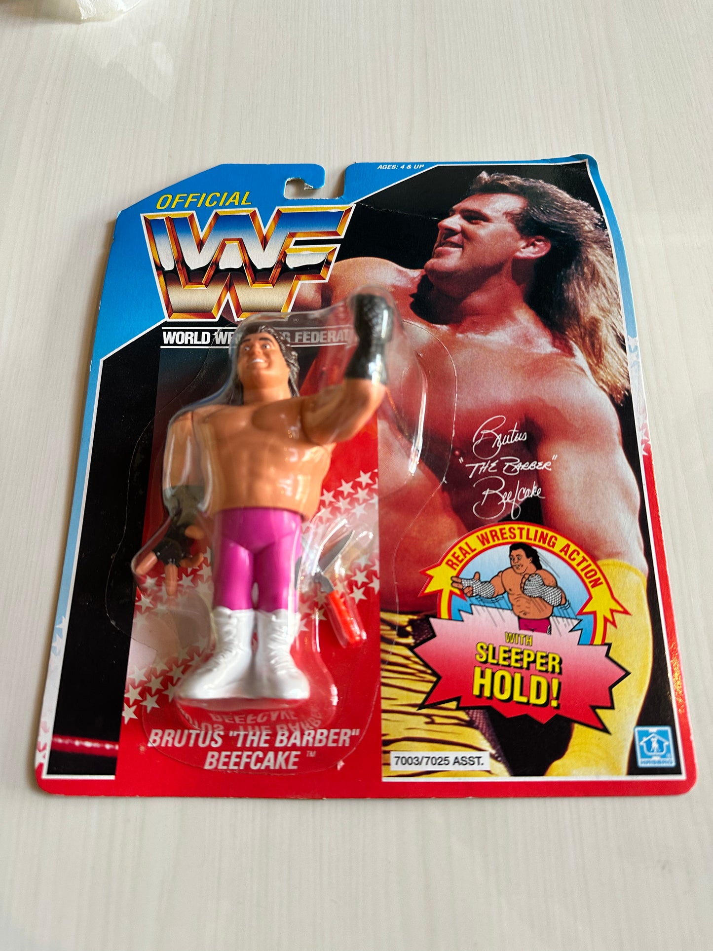 Brutus the Barber Beefcake Series 1 WWF Hasbro