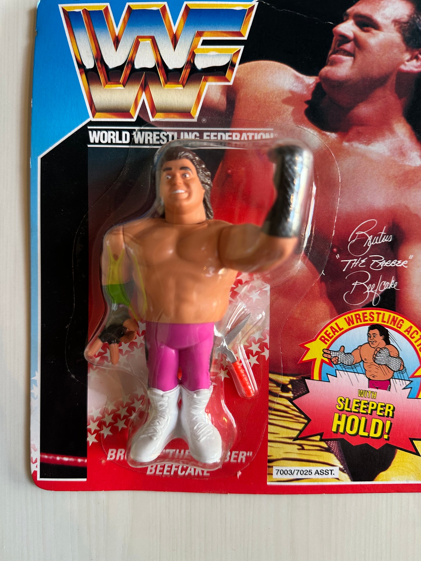 Brutus the Barber Beefcake Series 1 WWF Hasbro