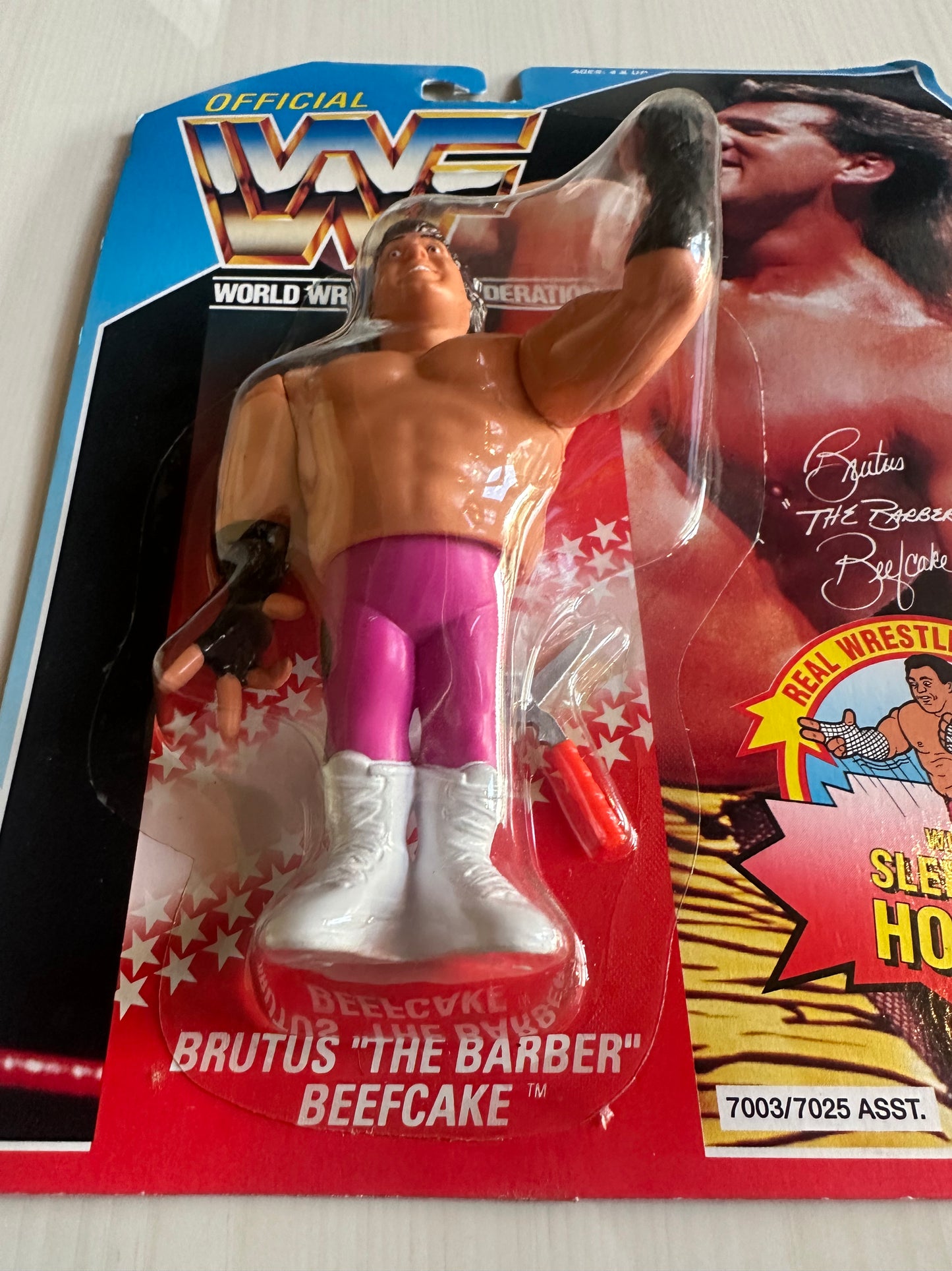 Brutus the Barber Beefcake Series 1 WWF Hasbro
