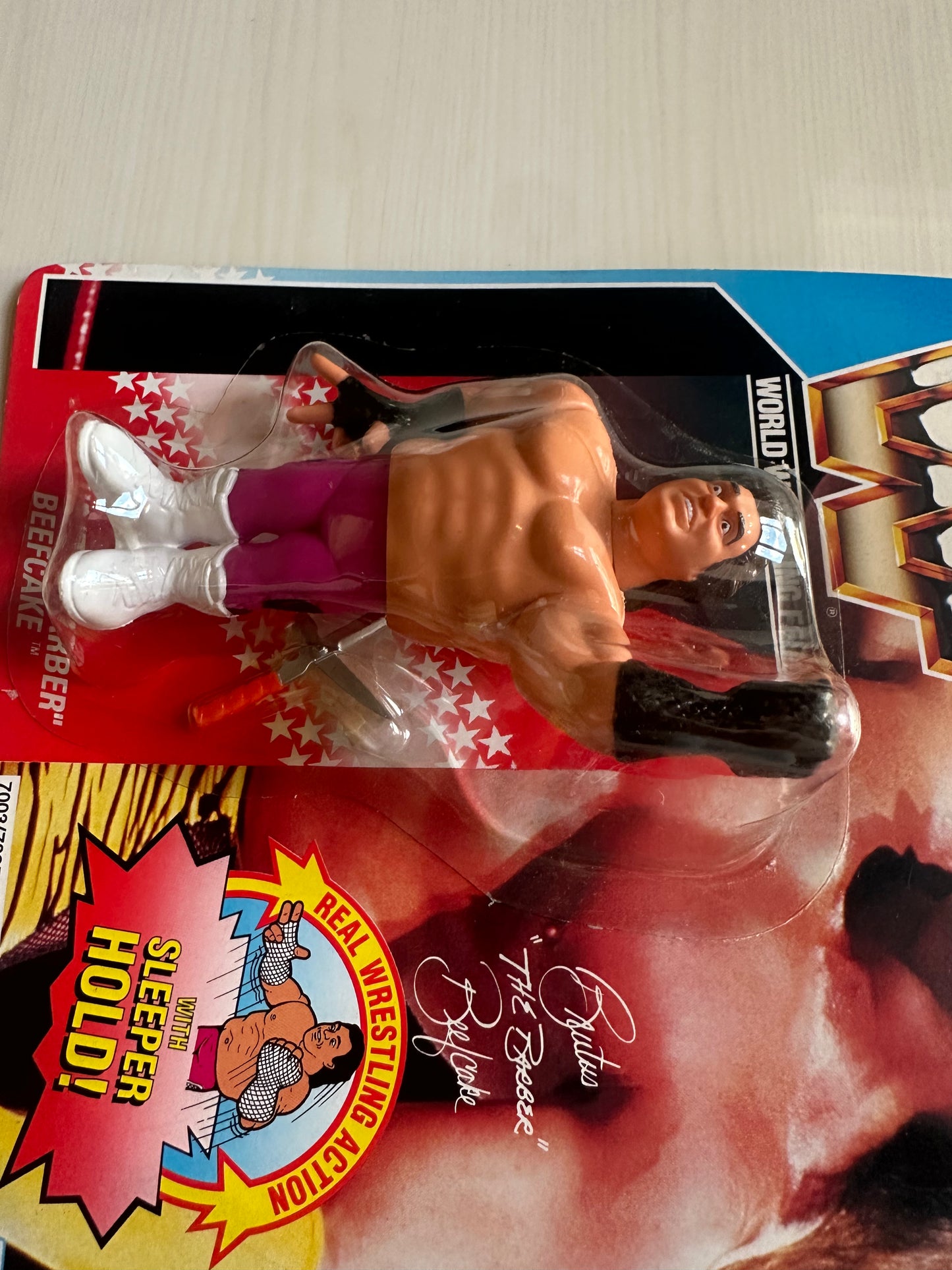 Brutus the Barber Beefcake Series 1 WWF Hasbro