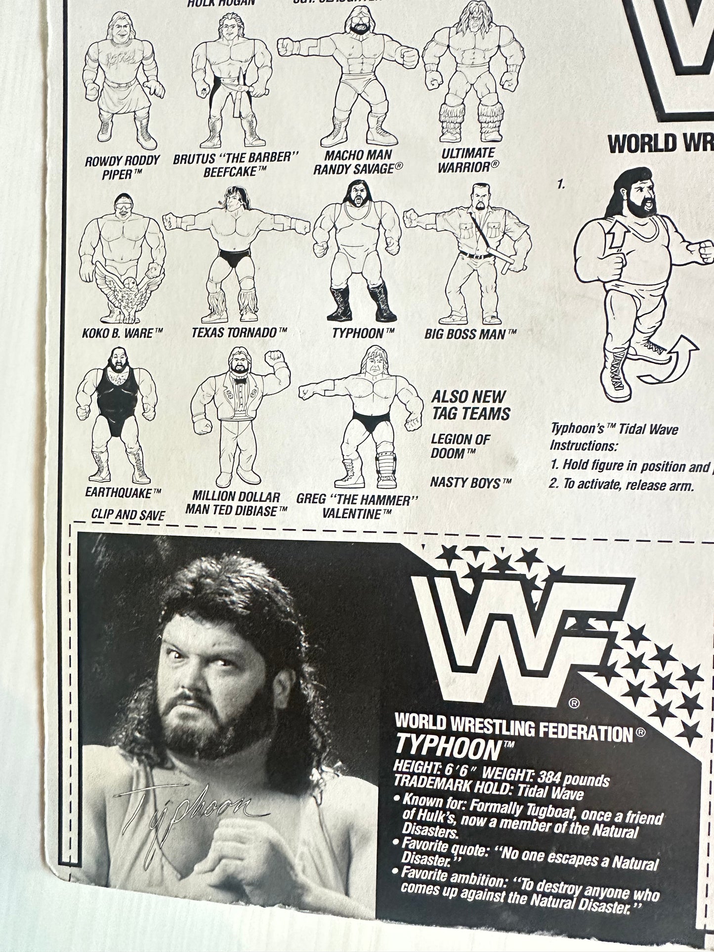 Typhoon Series 3 WWF Hasbro