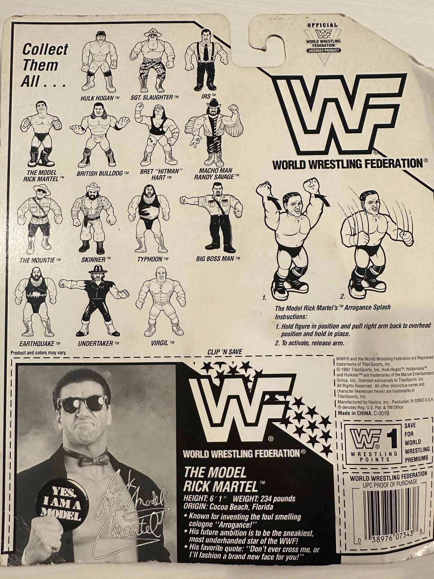 Rick the Model Martel Series 5 WWF Hasbro