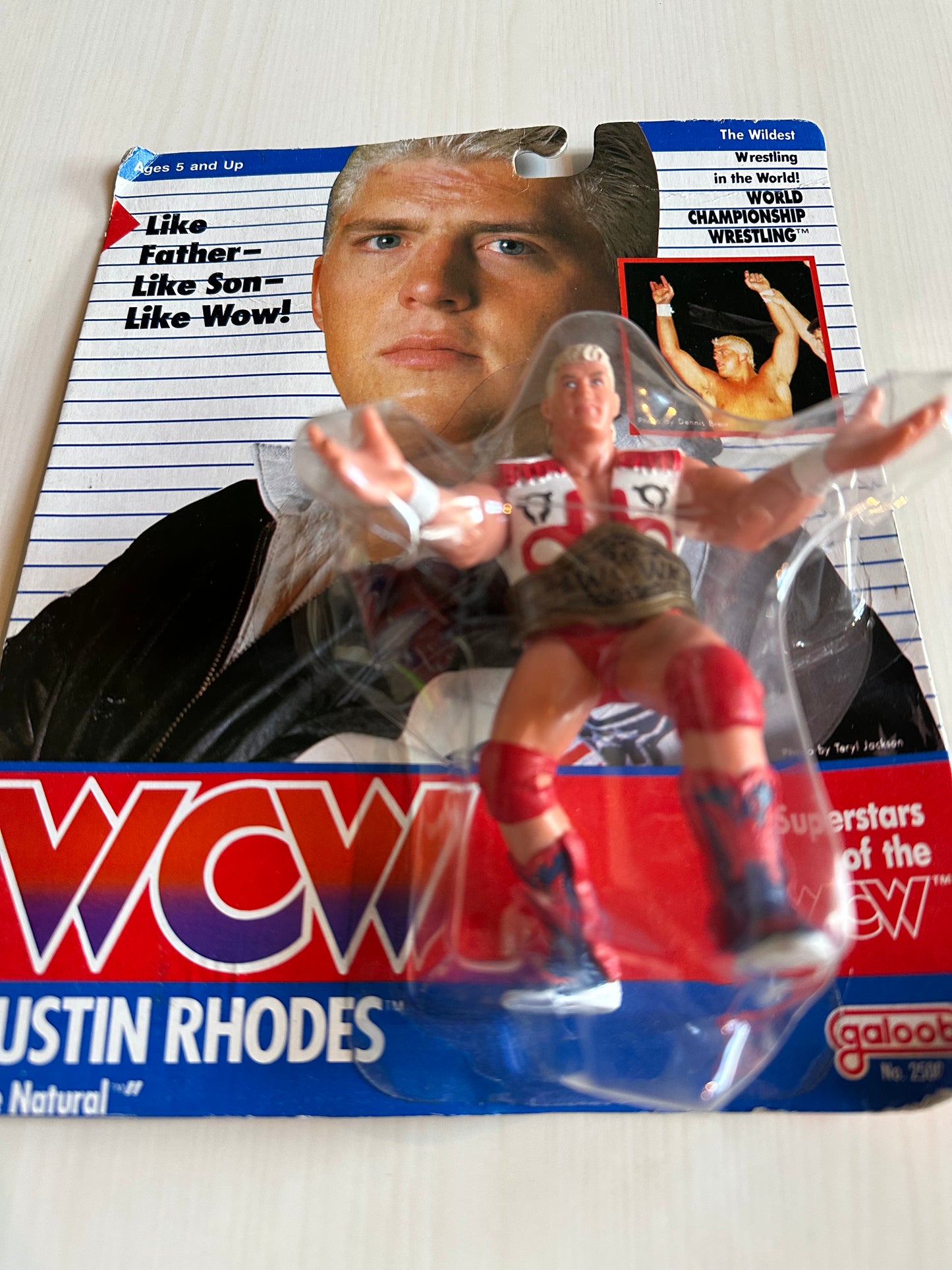 Dustin Rhodes WCW Galoob UK Exclusive