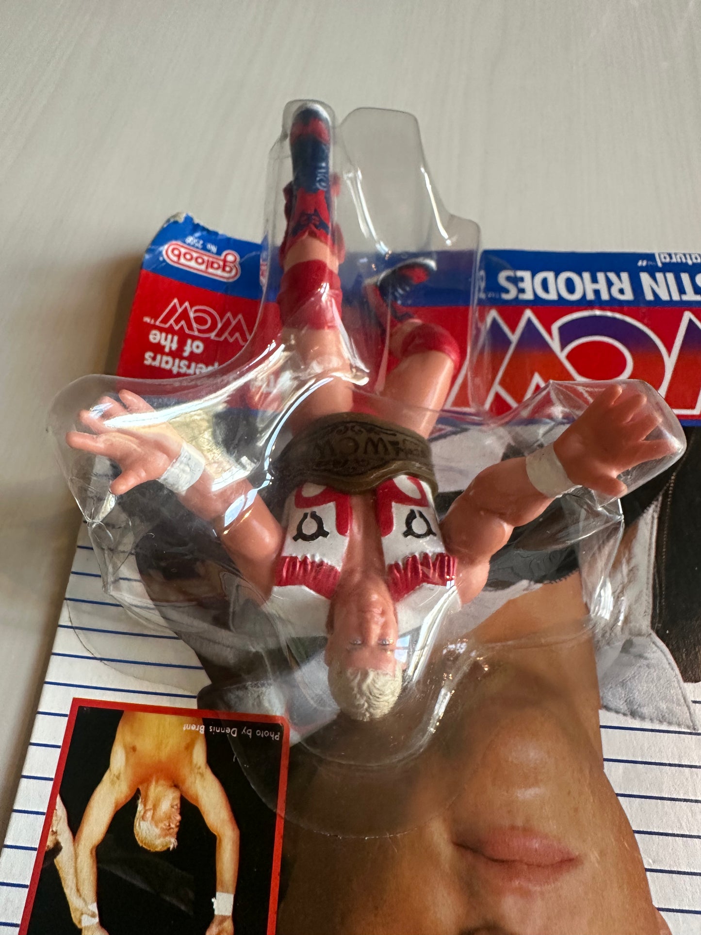 Custom Dustin Rhodes Dustin Rhodes WCW Galoob UK Exclusive – retrofigure