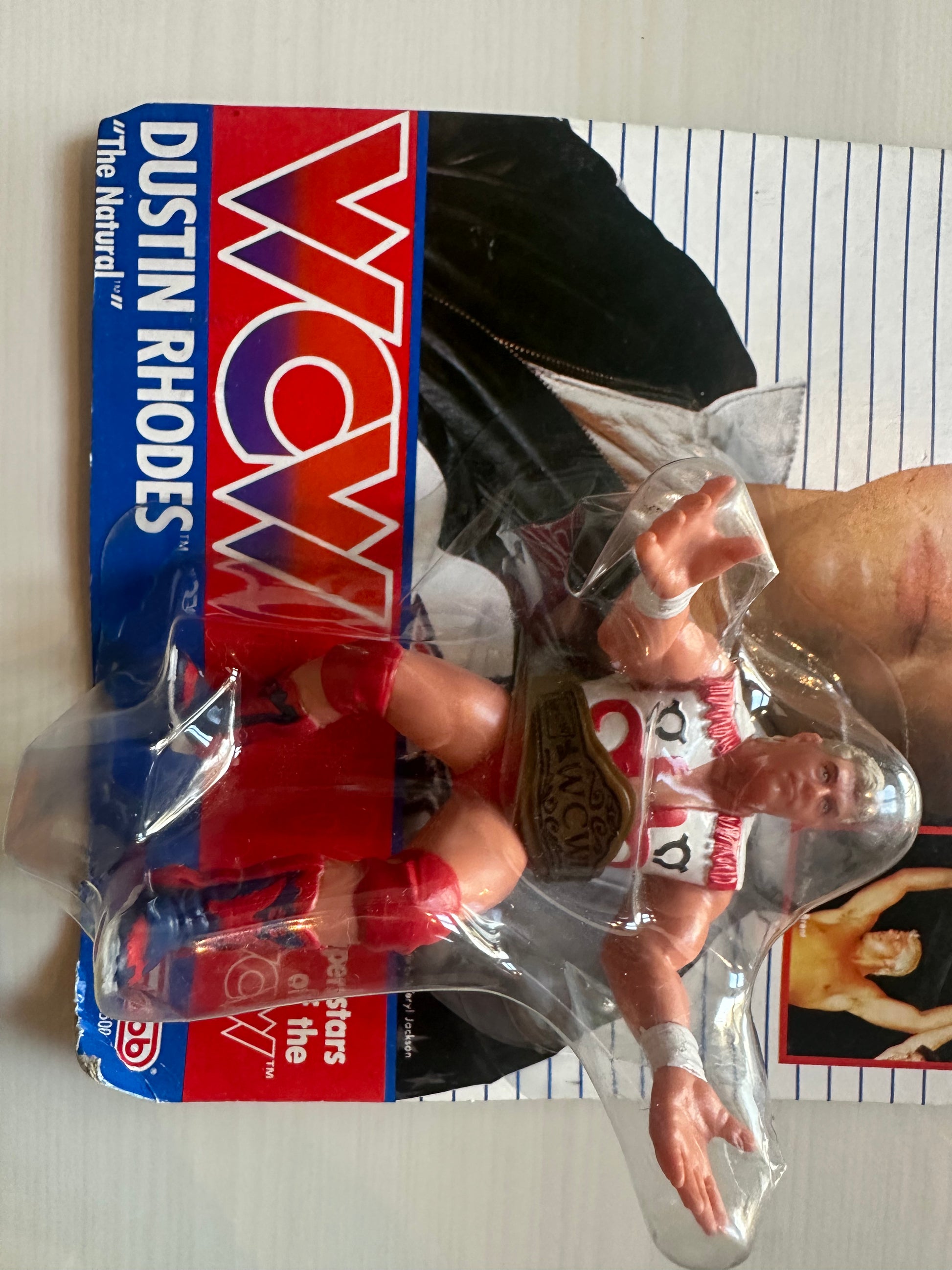 Custom Dustin Rhodes Dustin Rhodes WCW Galoob UK Exclusive – retrofigure