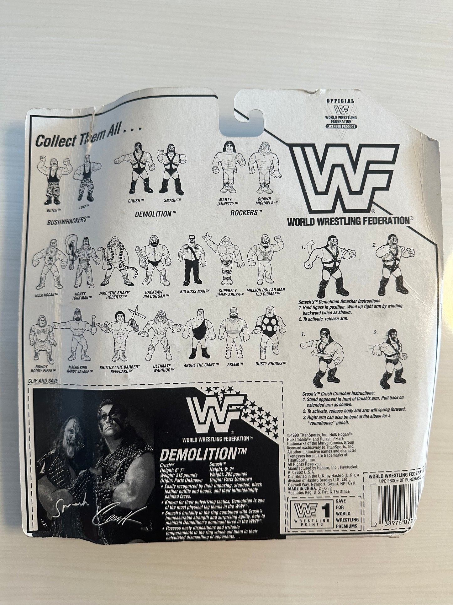 Demolition Series 2 WWF Hasbro