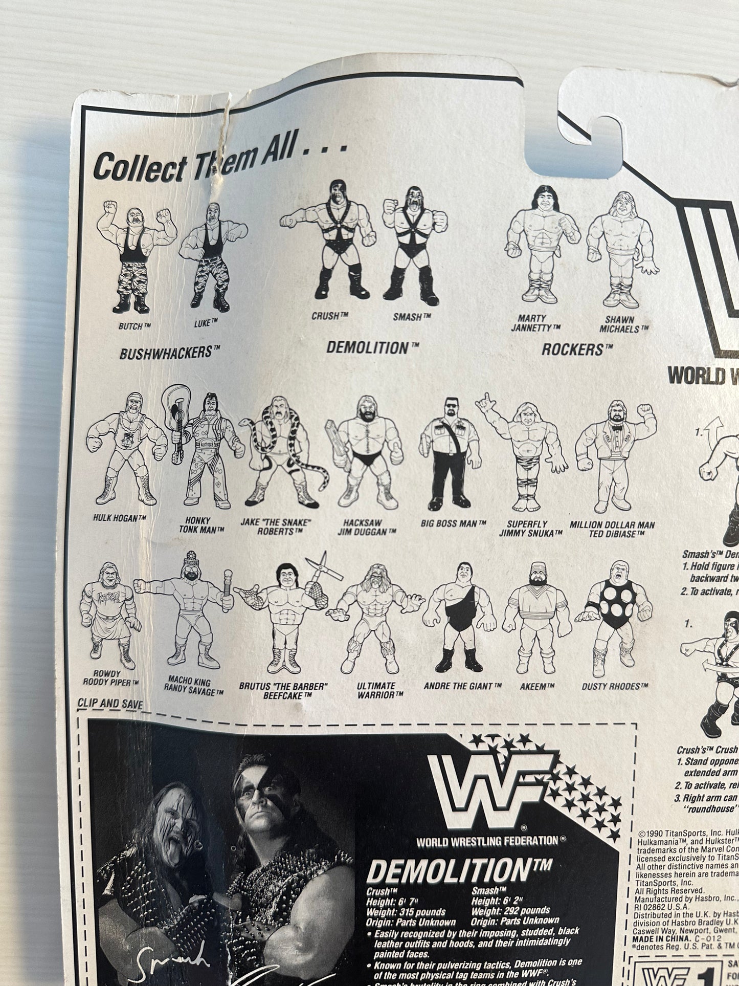 Demolition Series 2 WWF Hasbro