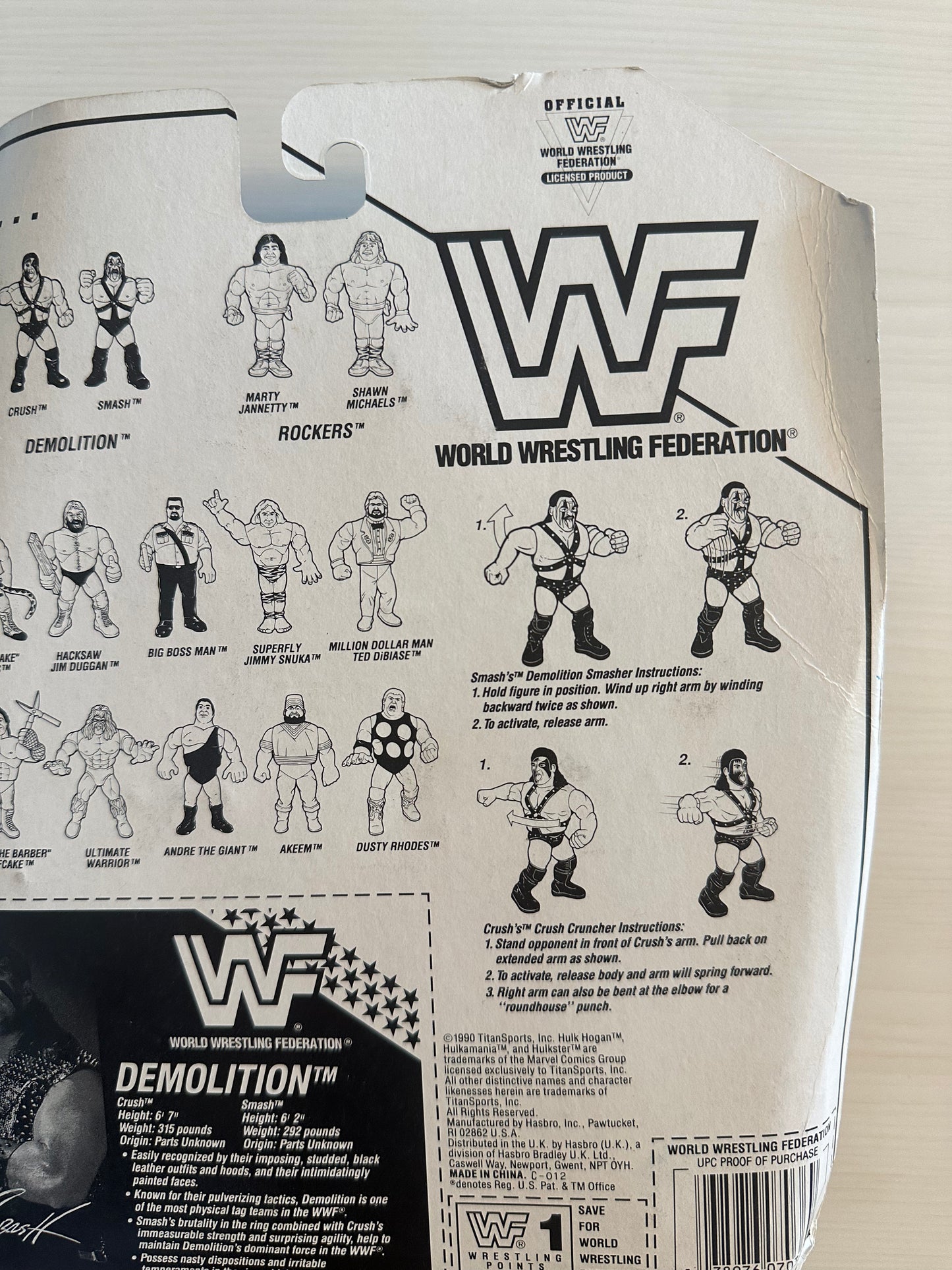 Demolition Series 2 WWF Hasbro