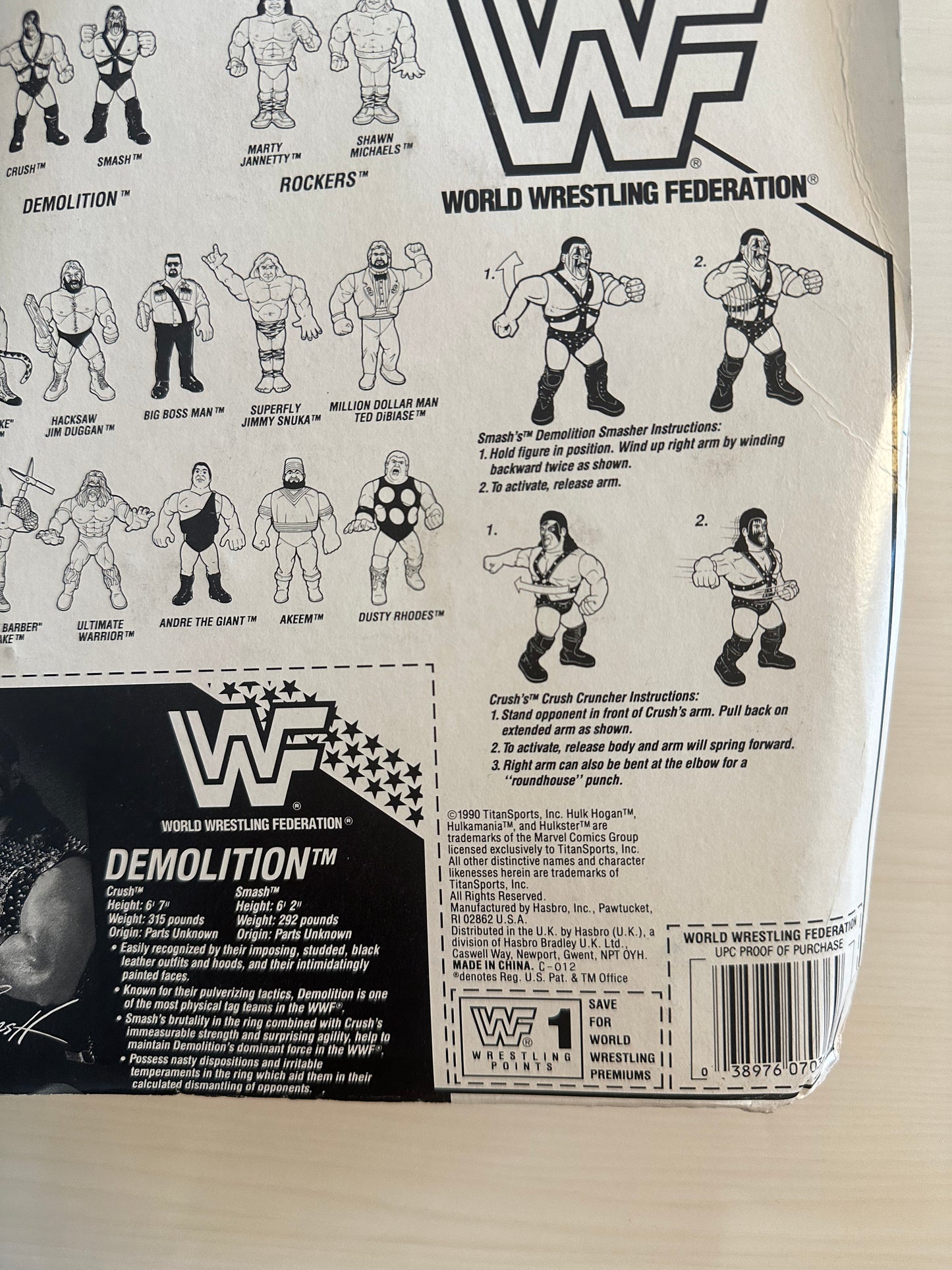 Demolition Series 2 WWF Hasbro