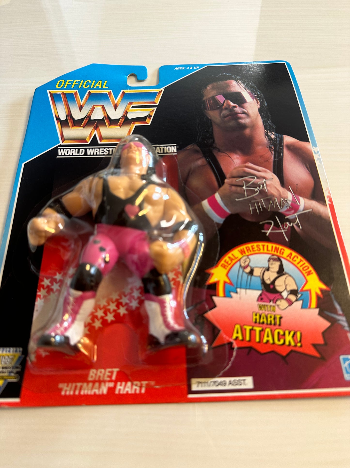 Bret the Hitman Hart Series 4 WWF Hasbro