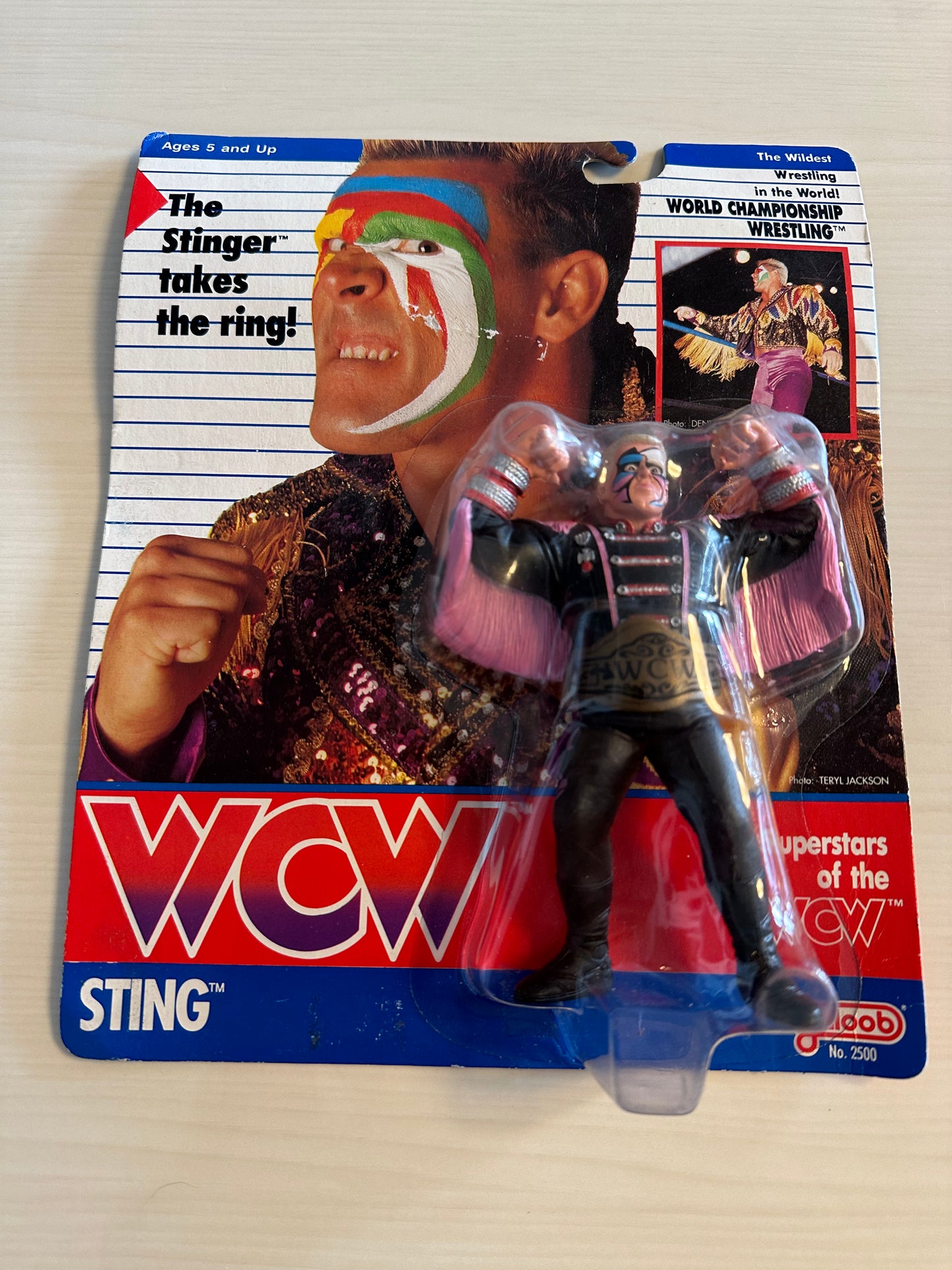 Sting WCW Galoob Pre-ring UK Exclusive