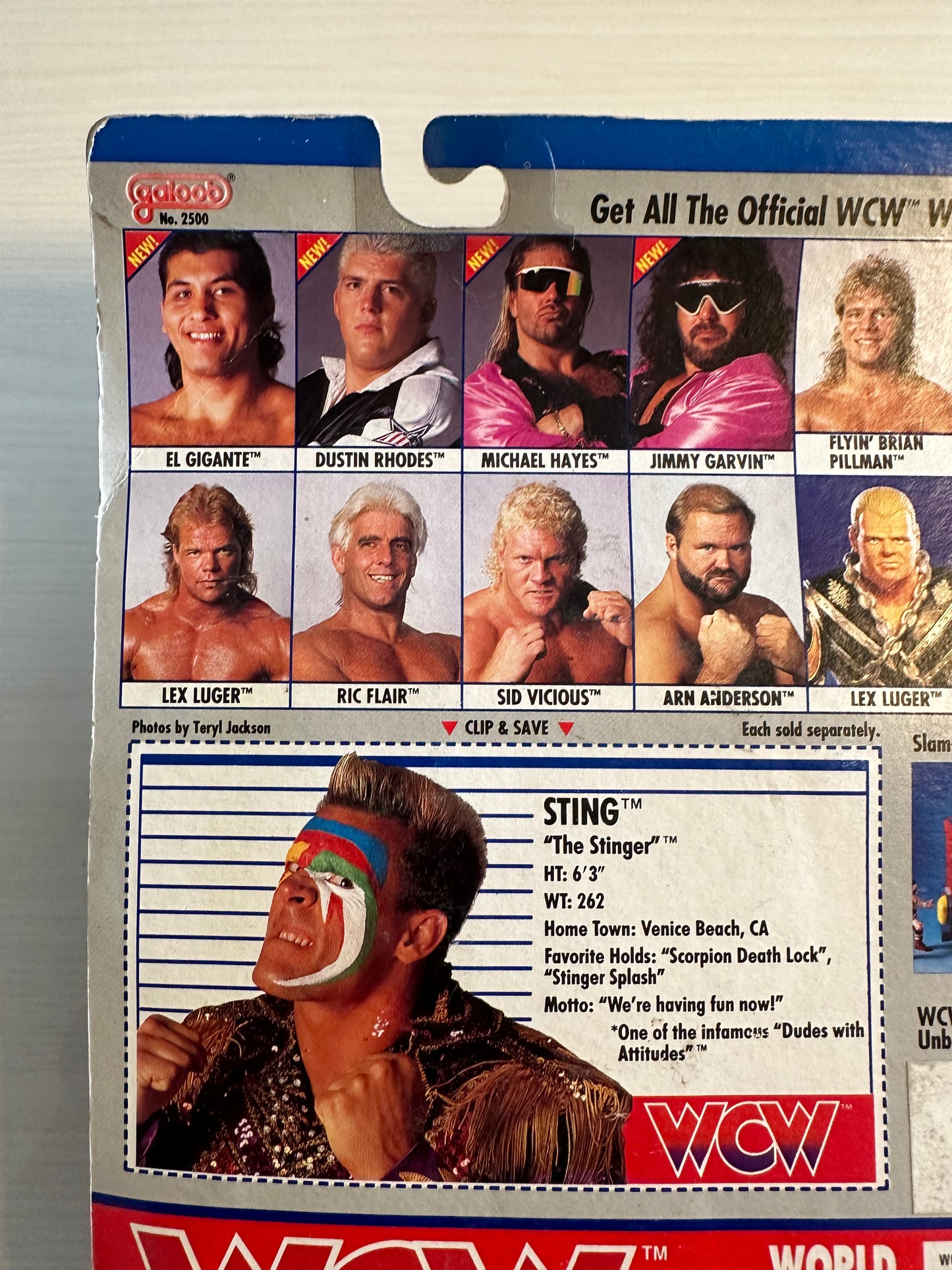 Sting WCW Galoob Pre-ring UK Exclusive