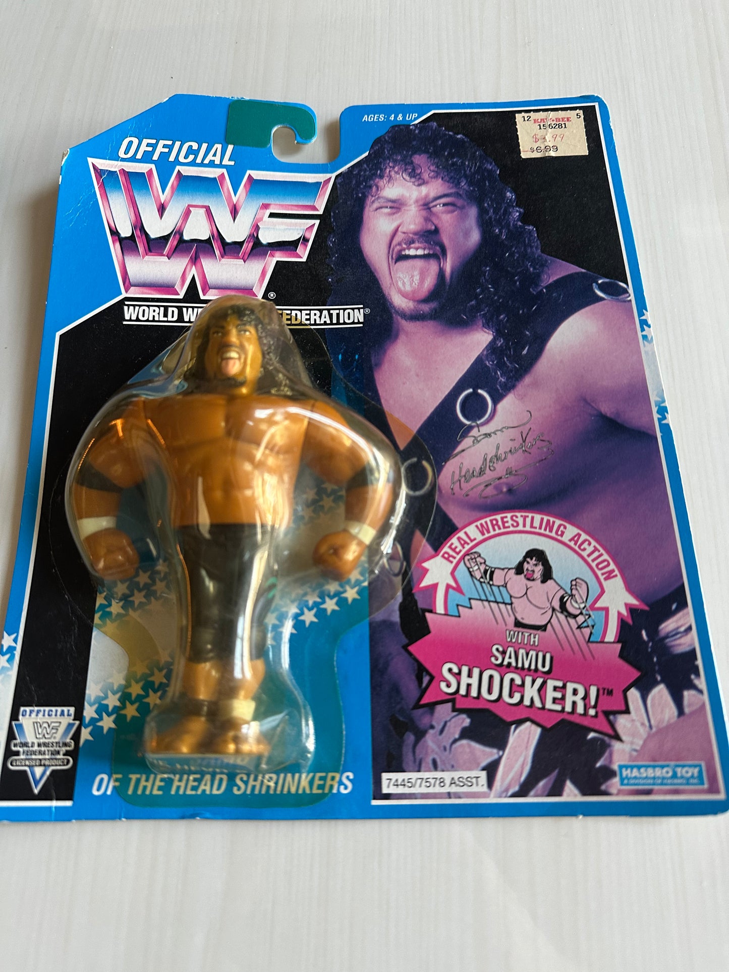 Samu the Headshrinker Series 10 WWF Hasbro