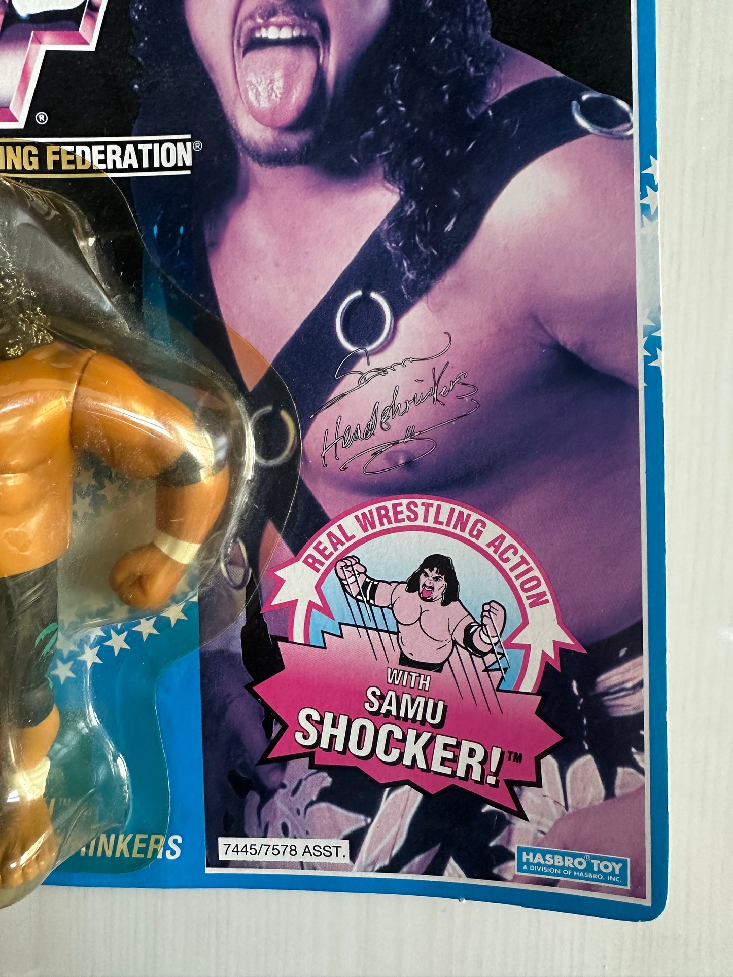 Samu the Headshrinker Series 10 WWF Hasbro