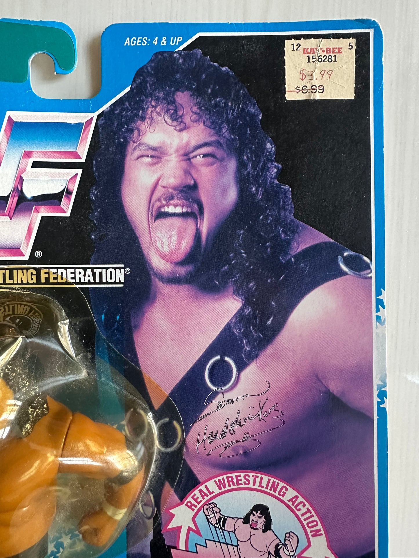 Samu the Headshrinker Series 10 WWF Hasbro