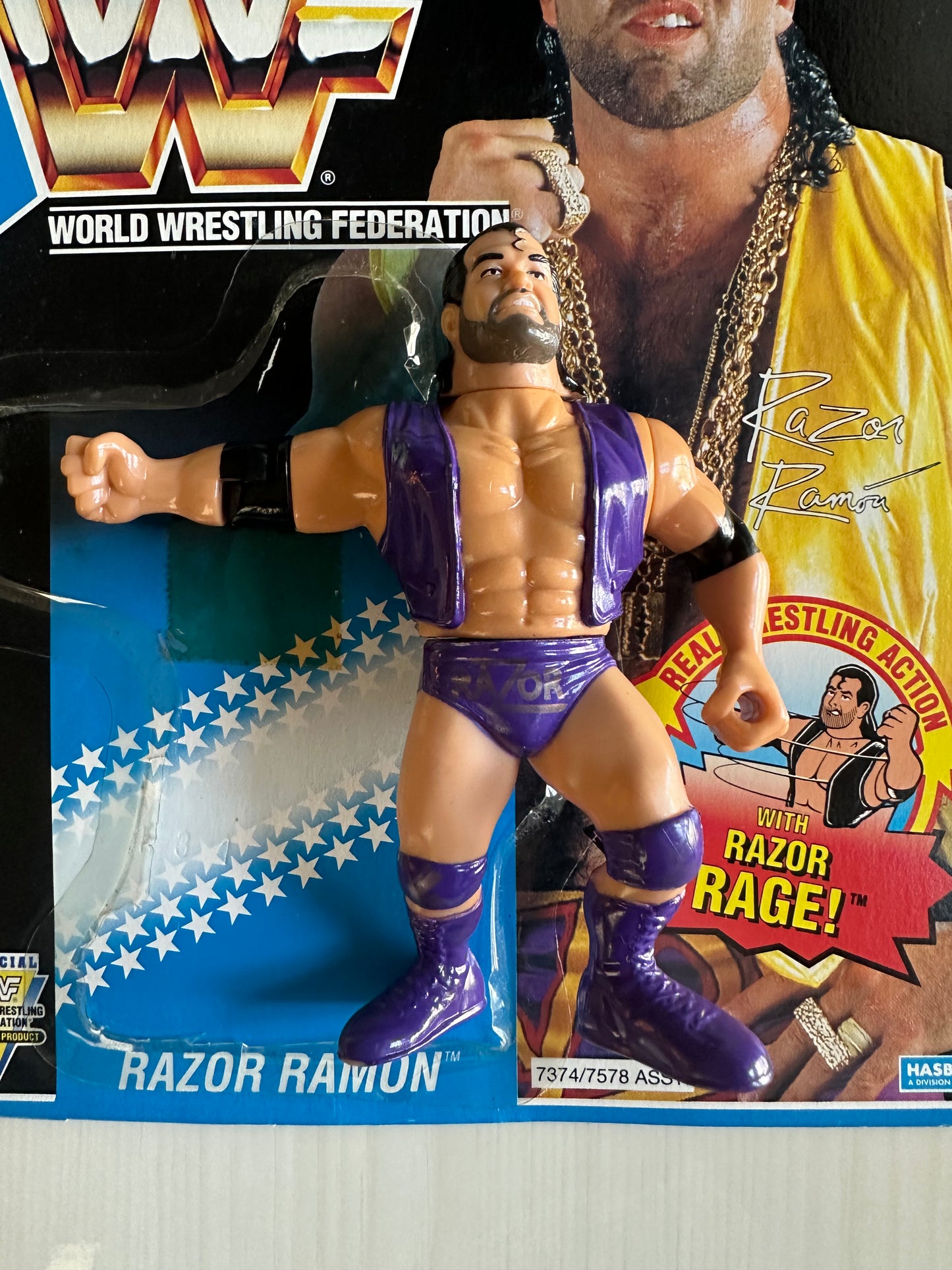 Razor Ramon Series 10 WWF Hasbro purple
