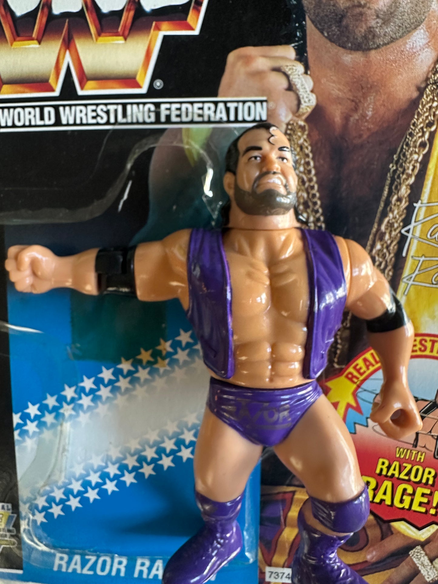 Razor Ramon Series 10 WWF Hasbro purple