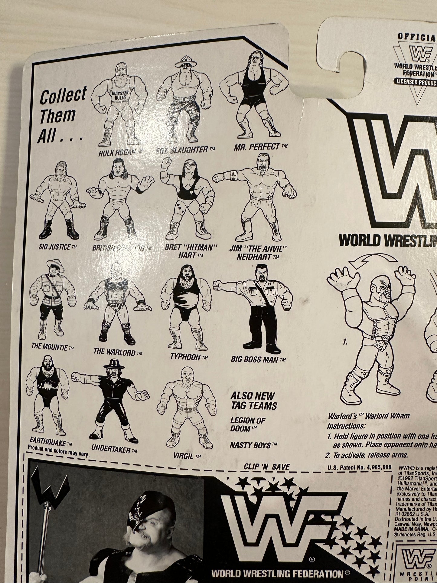 The Warlord Series 5 WWF Hasbro