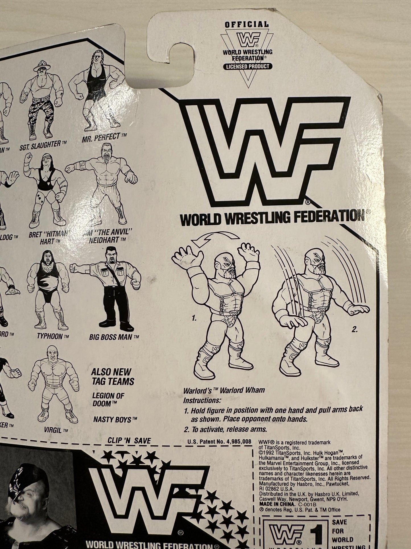 The Warlord Series 5 WWF Hasbro