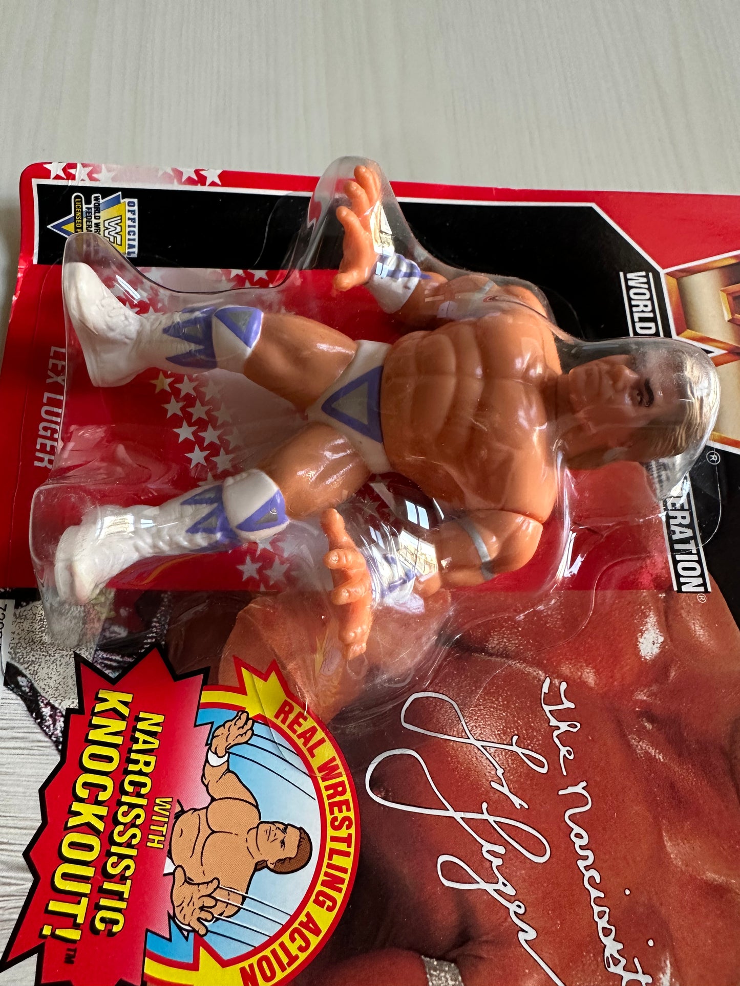 Lex Luger Series 8 WWF Hasbro