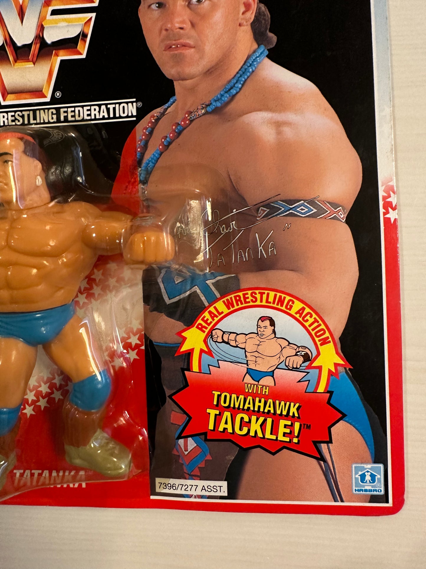 Tatanka Series 6 WWF Hasbro