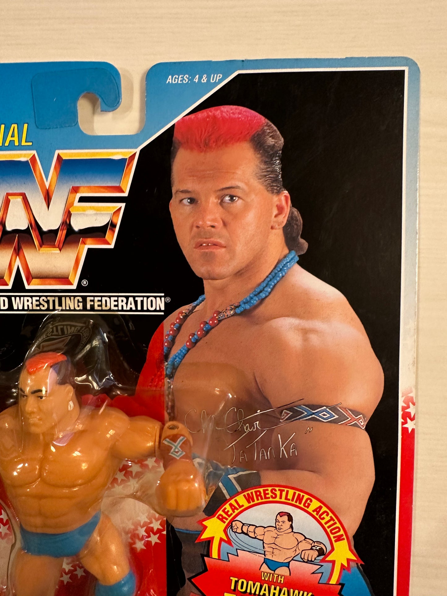 Tatanka Series 6 WWF Hasbro