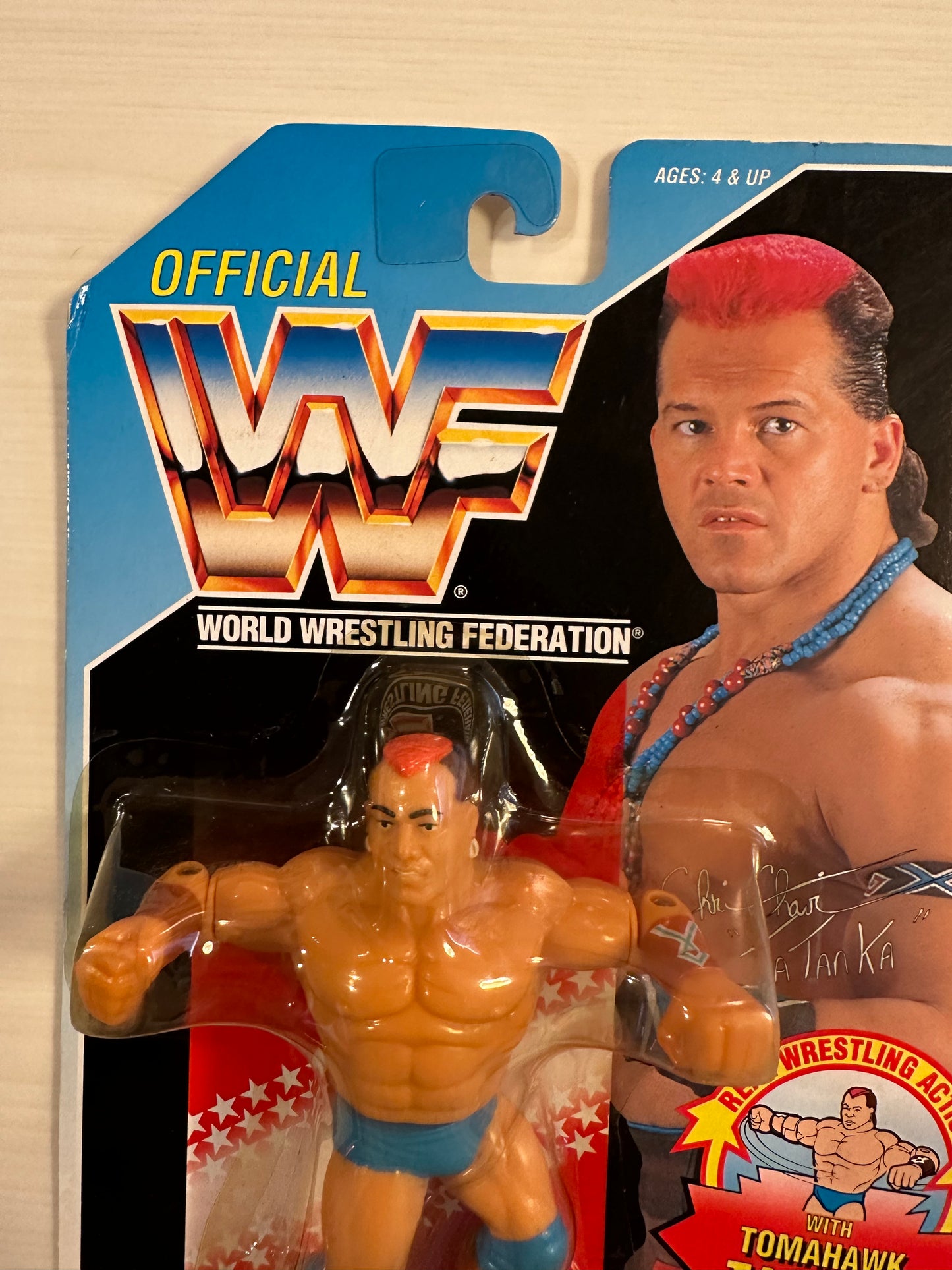 Tatanka Series 6 WWF Hasbro