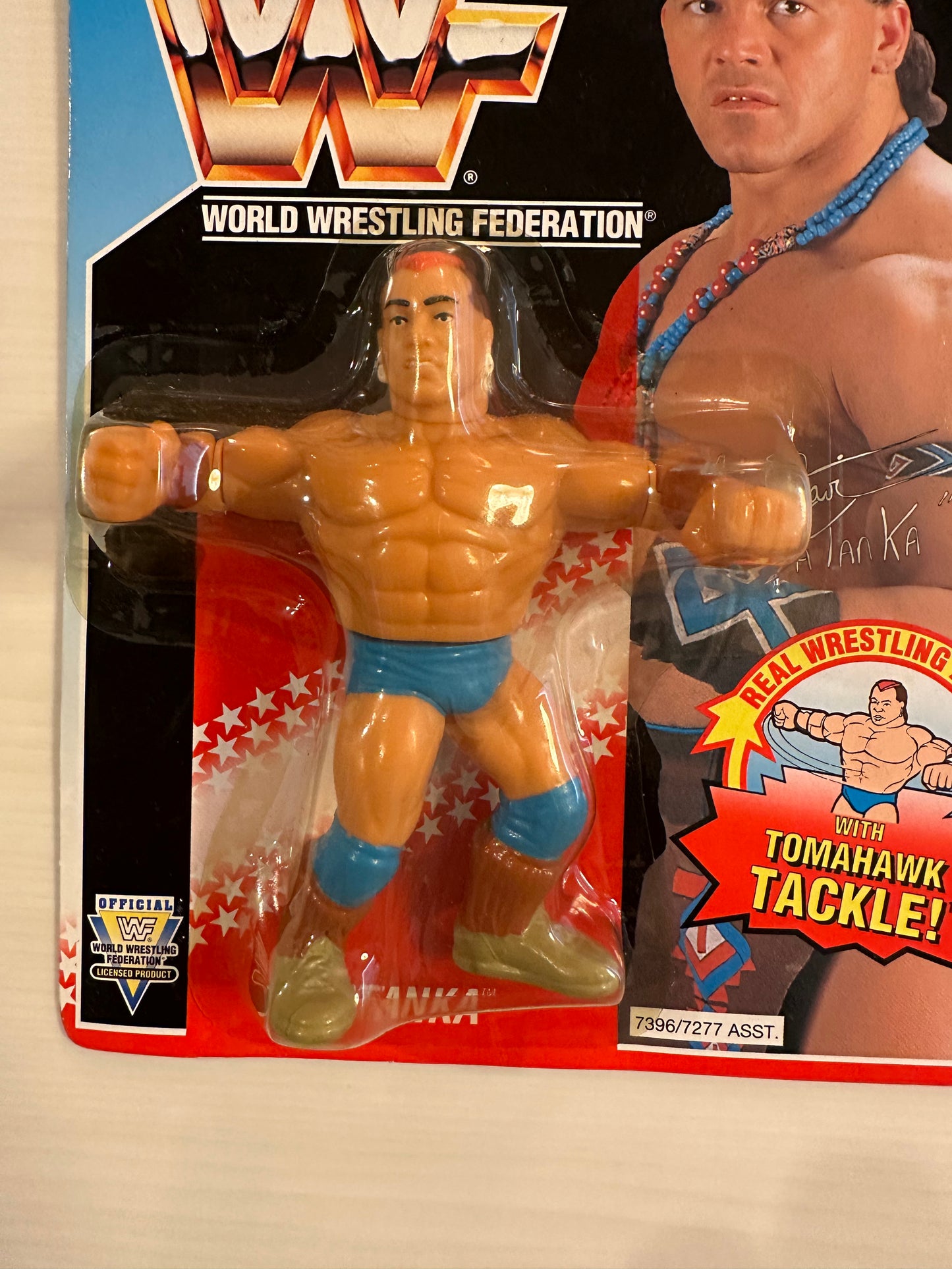 Tatanka Series 6 WWF Hasbro