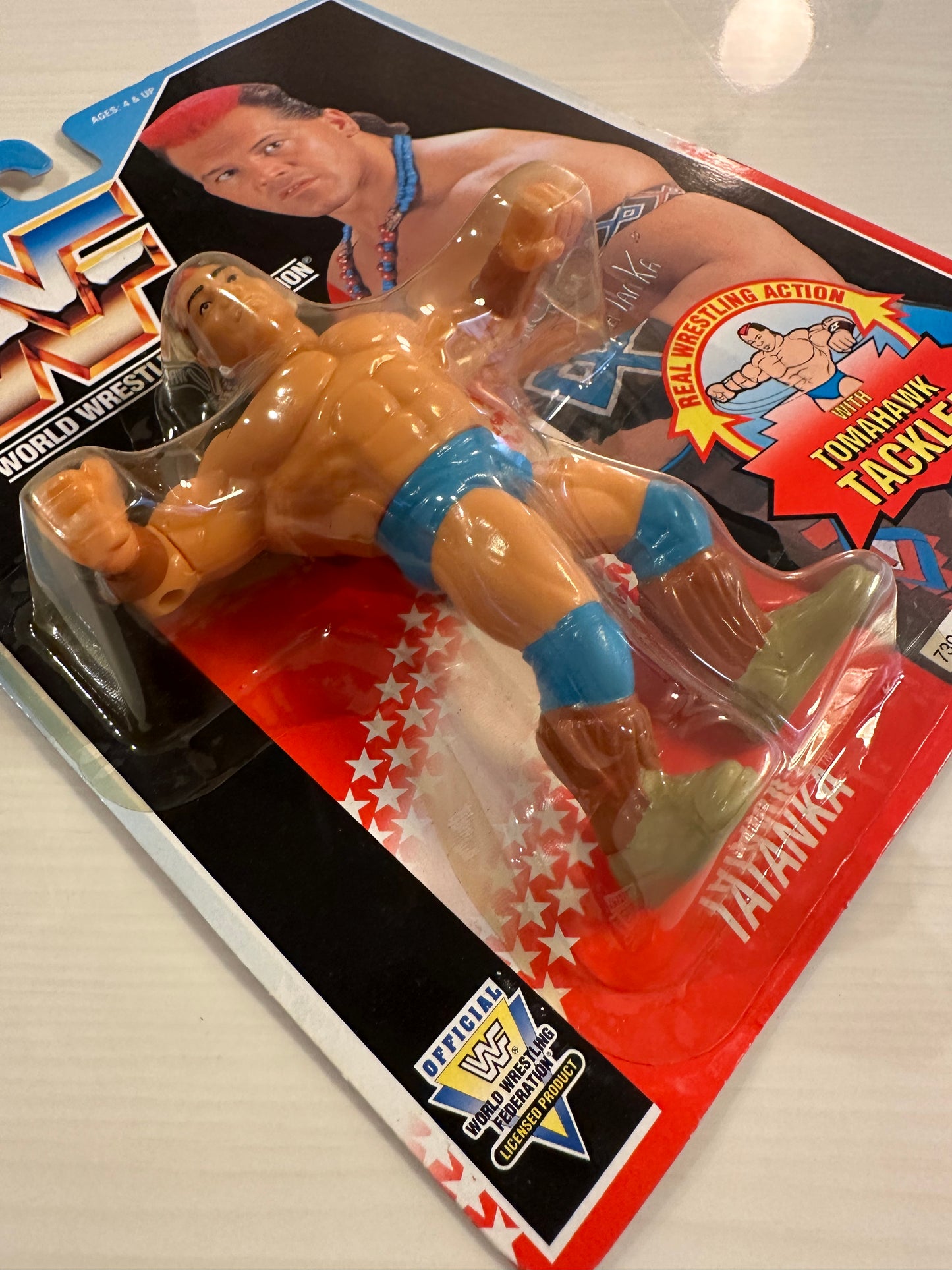 Tatanka Series 6 WWF Hasbro