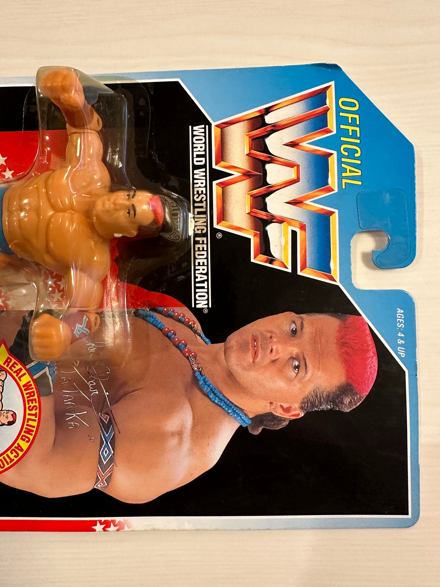 Tatanka Series 6 WWF Hasbro