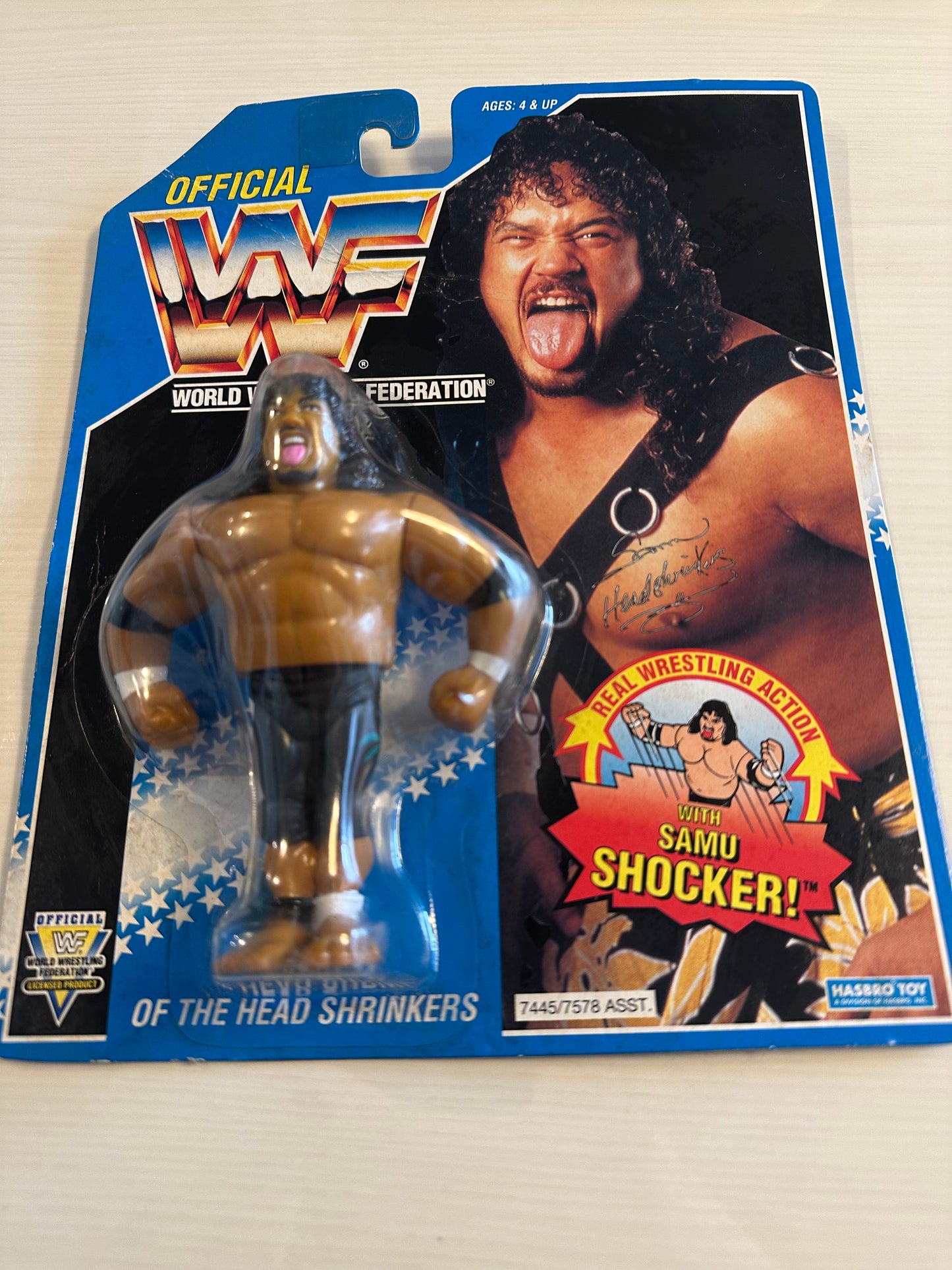 Samu the Headshrinker Series 10 WWF Hasbro