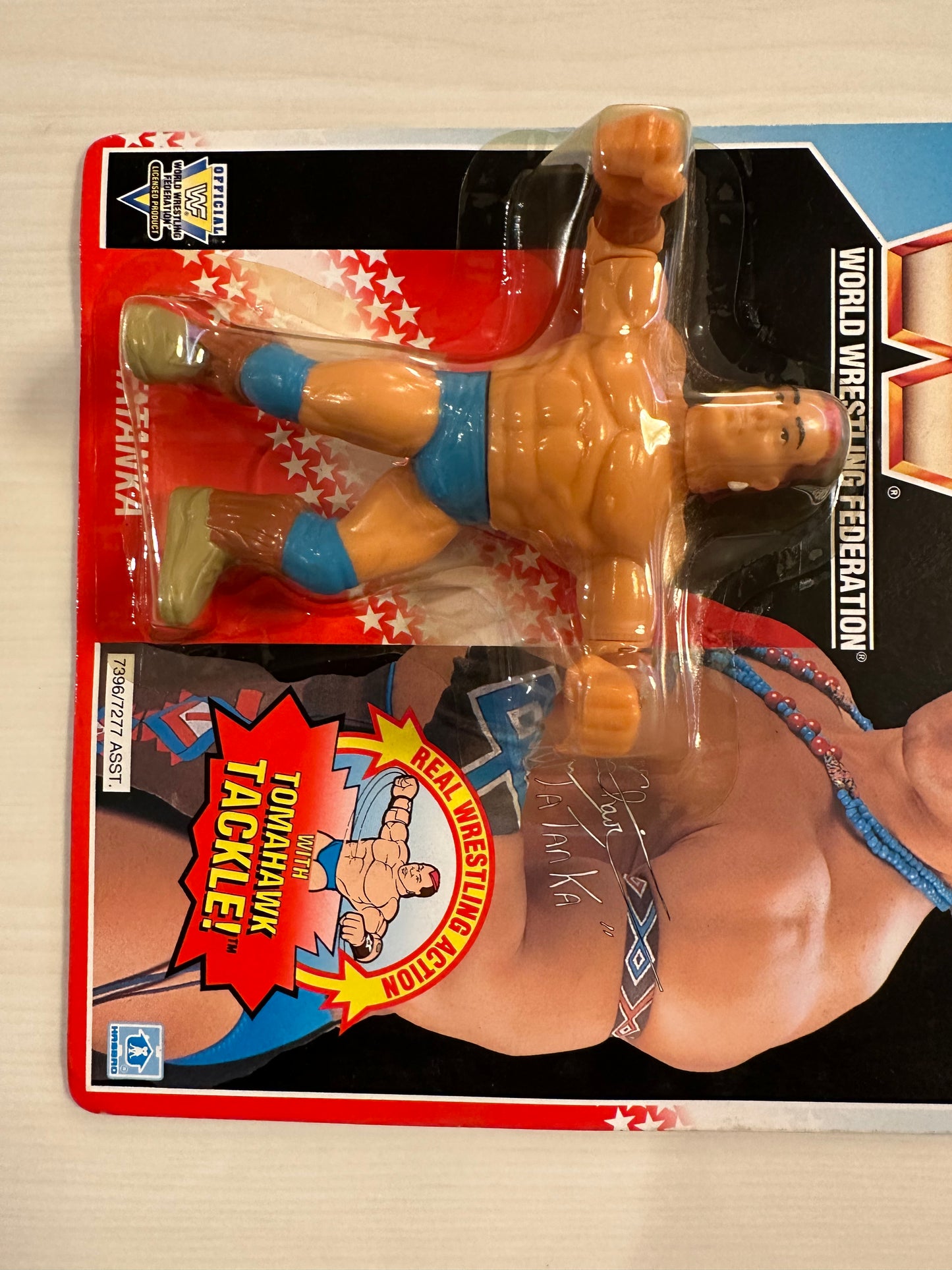 Tatanka Series 6 WWF Hasbro