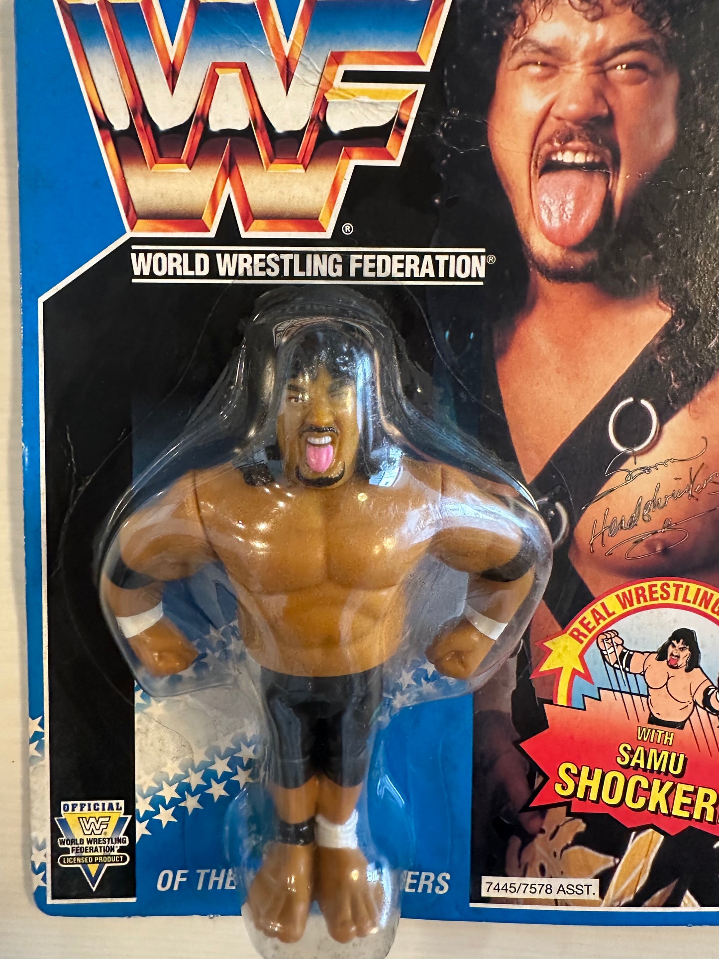Samu the Headshrinker Series 10 WWF Hasbro