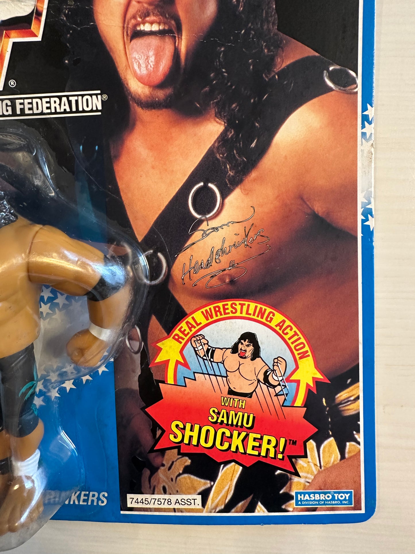 Samu the Headshrinker Series 10 WWF Hasbro