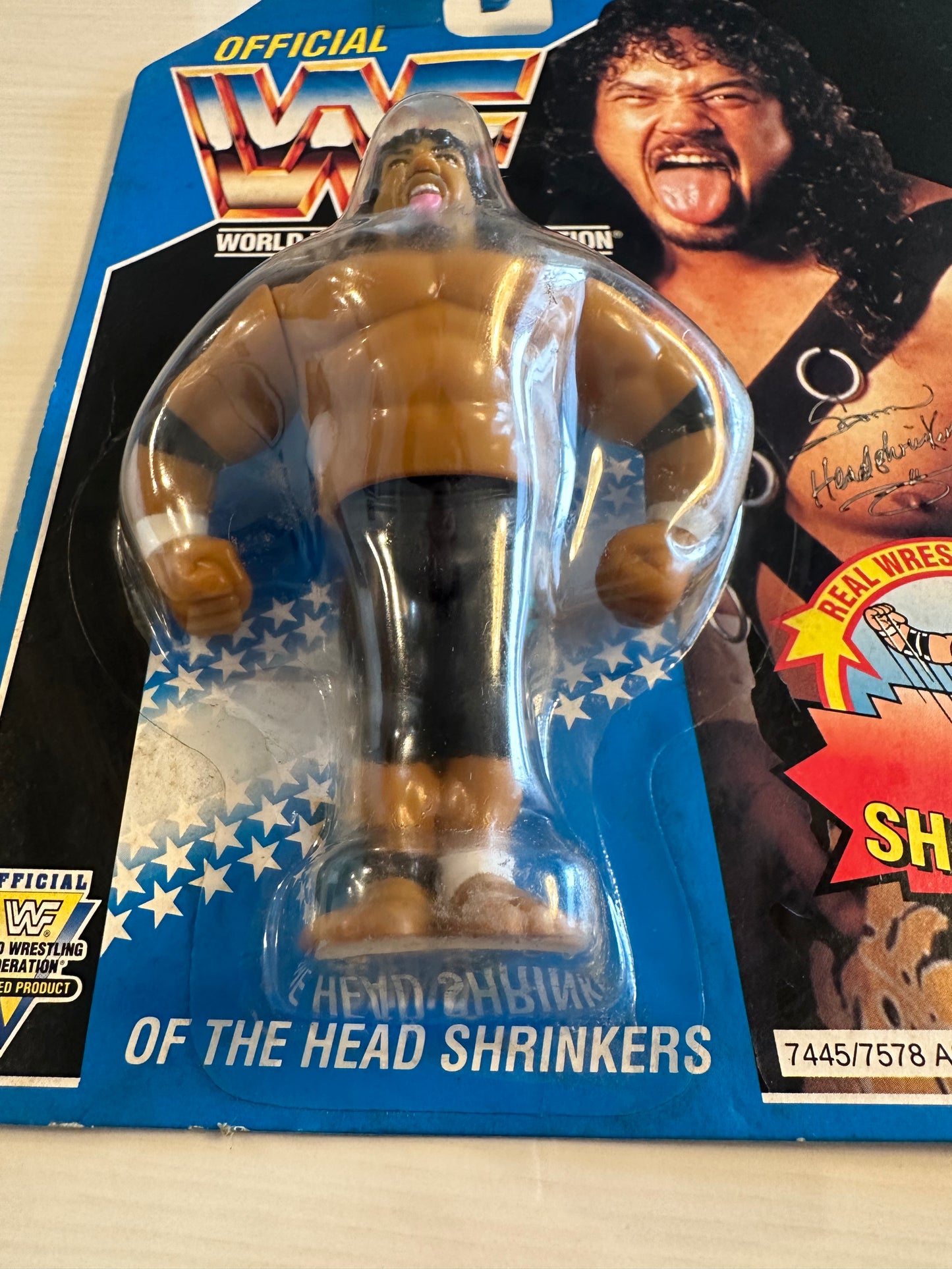 Samu the Headshrinker Series 10 WWF Hasbro