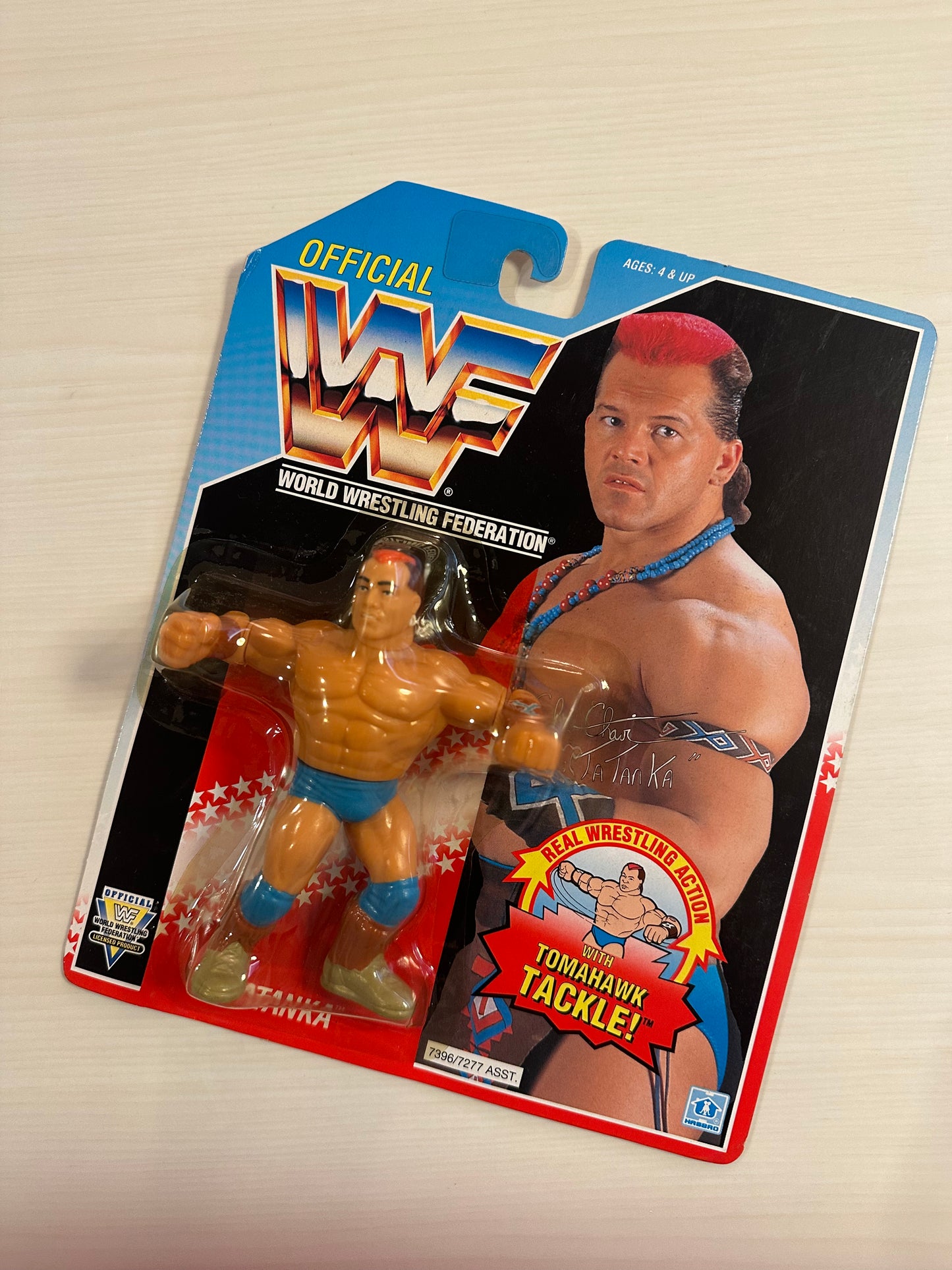 Tatanka Series 6 WWF Hasbro