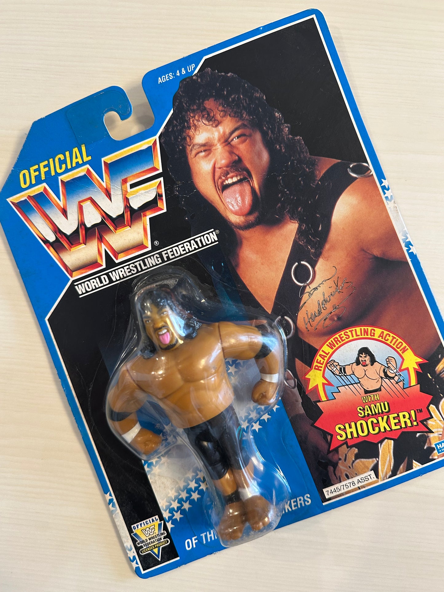 Samu the Headshrinker Series 10 WWF Hasbro