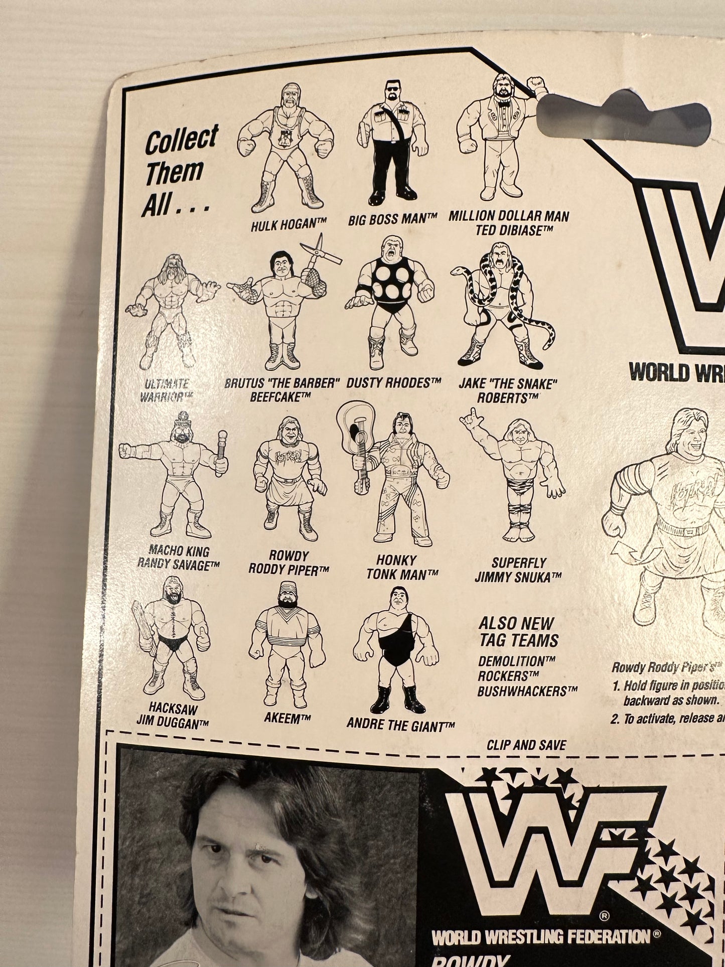 Rowdy Roddy Piper Series 2 WWF Hasbro