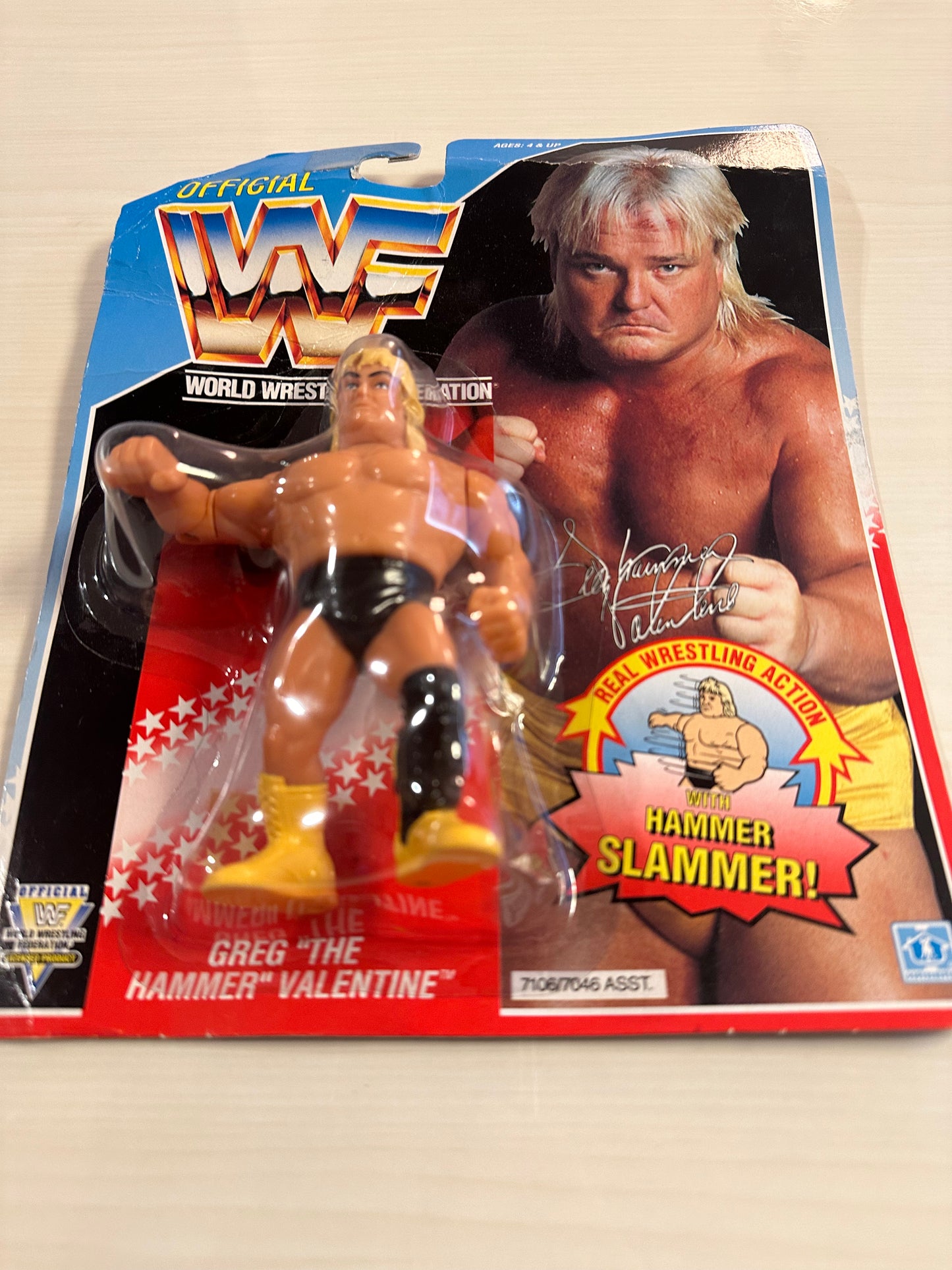 Greg the Hammer Valentine Series 3 WWF Hasbro