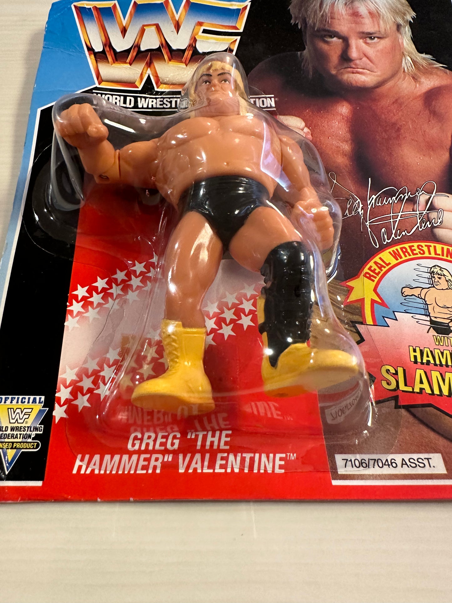 Greg the Hammer Valentine Series 3 WWF Hasbro