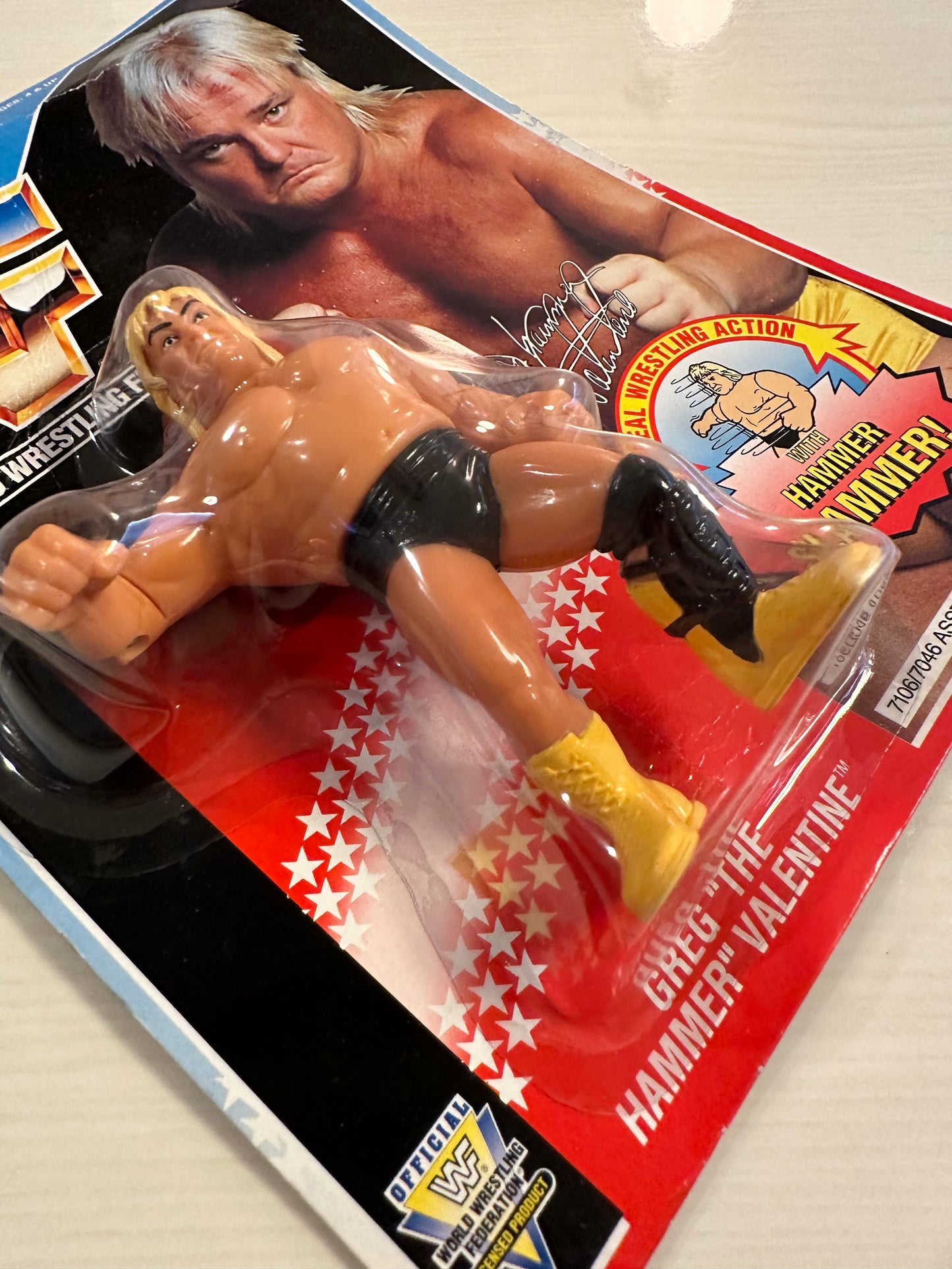 Greg the Hammer Valentine Series 3 WWF Hasbro