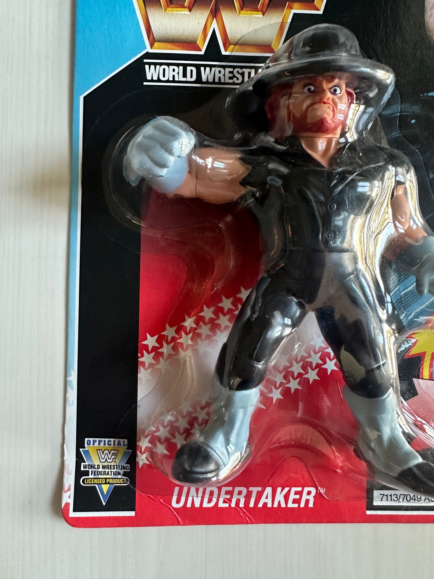 The Undertaker Series 4 WWF Hasbro MOC figure