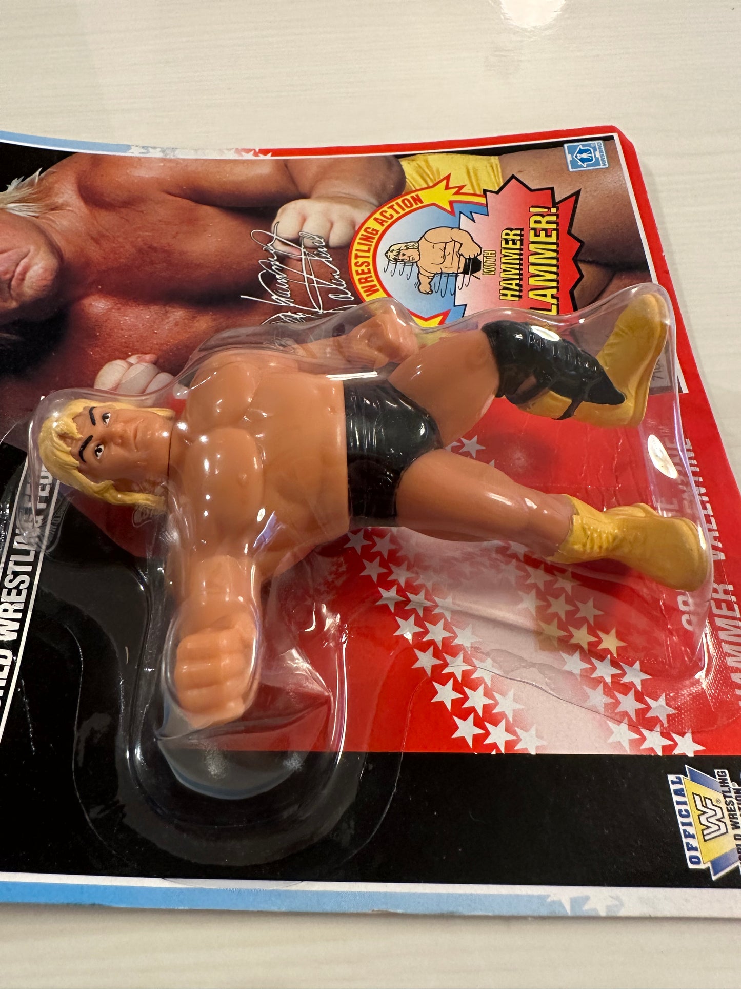 Greg the Hammer Valentine Series 3 WWF Hasbro